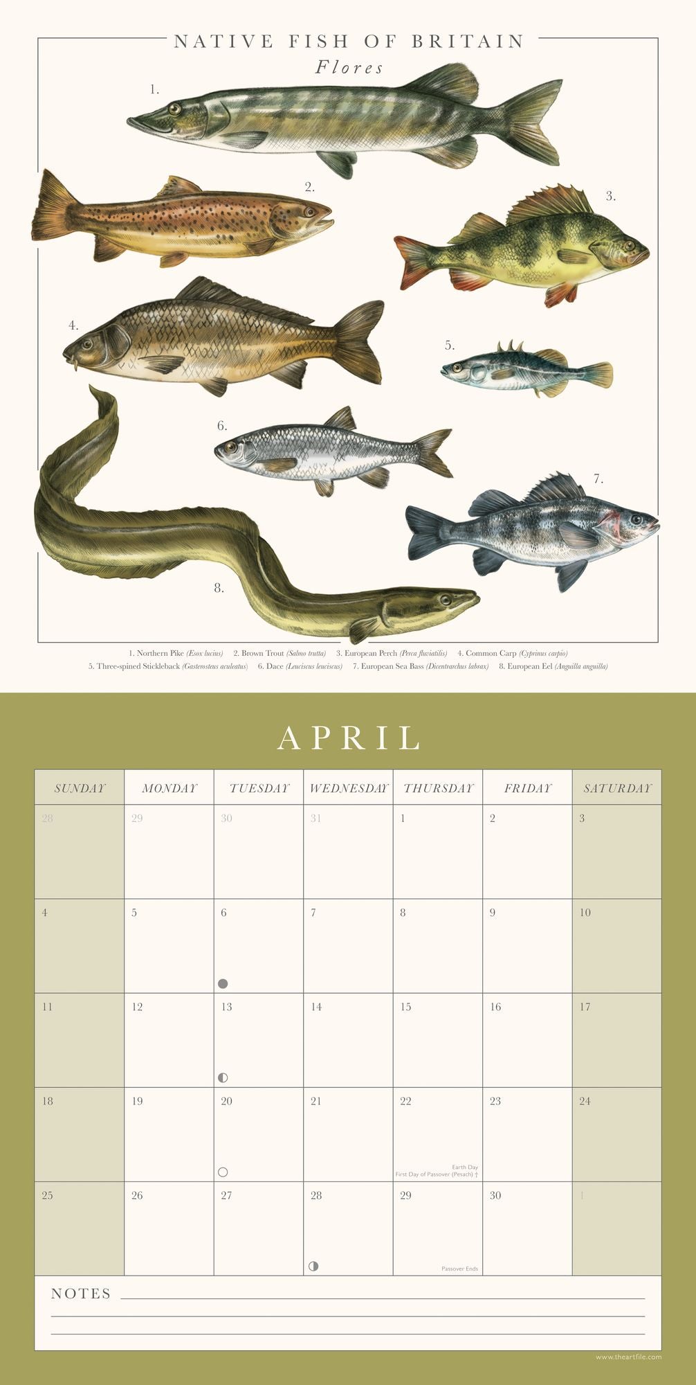 2027 Nature's Pocketbook Wall Calendar