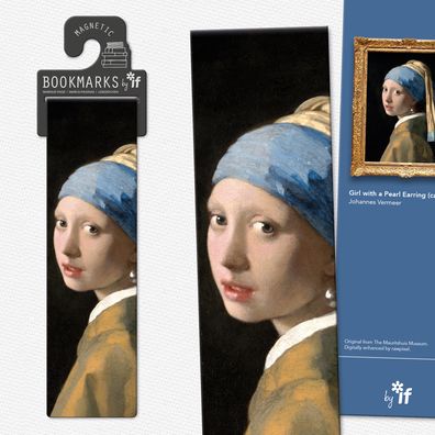 BOOKMARK GIRL WITH PEARL EARRING