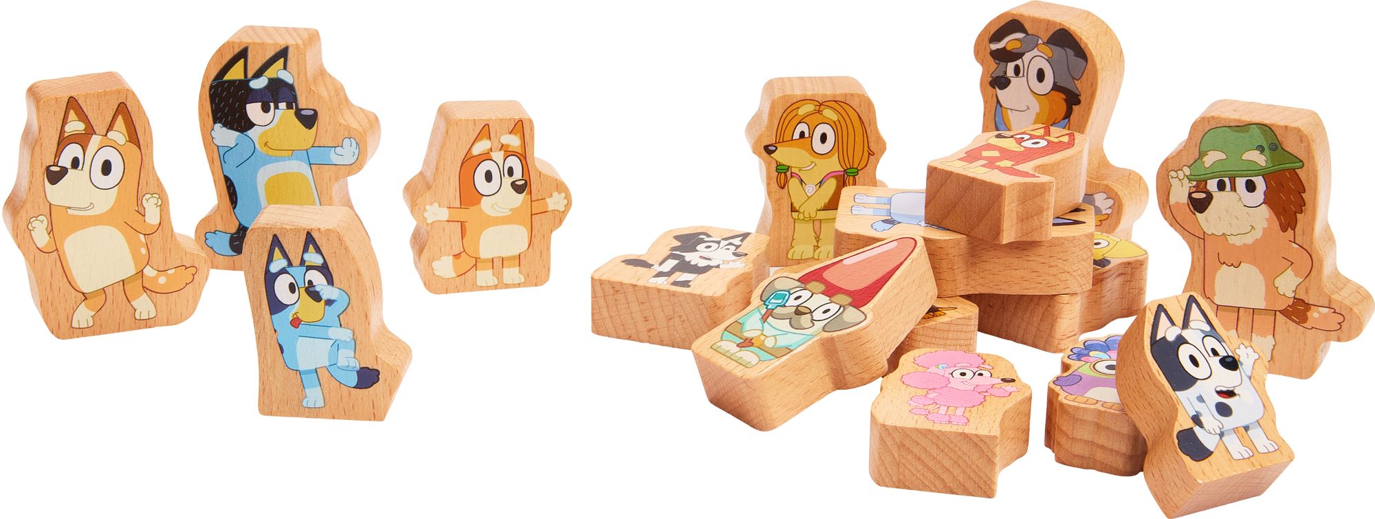 Bluey Wooden Stacking Game