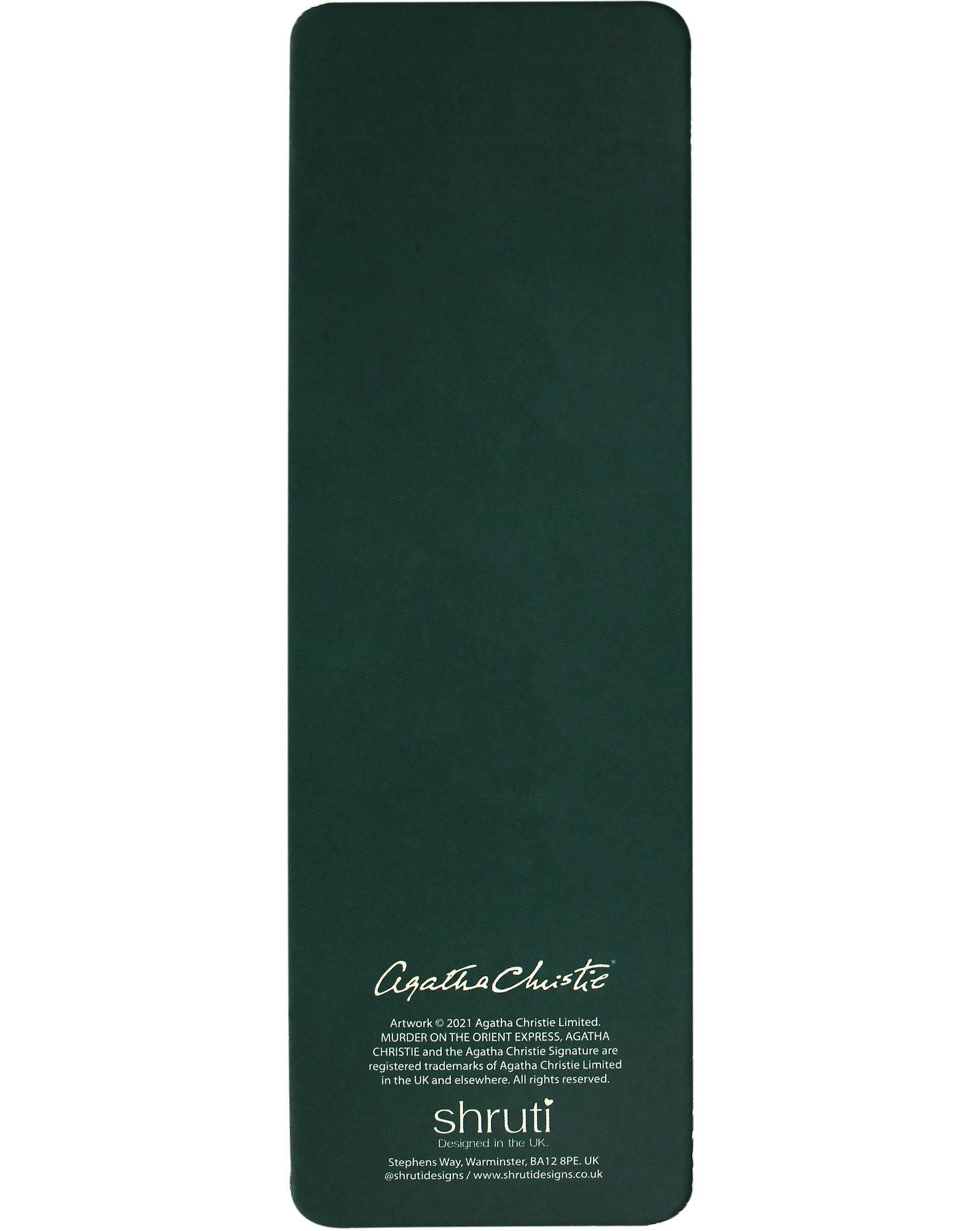Bookmark Paper - Agatha Christie (Orient Express)