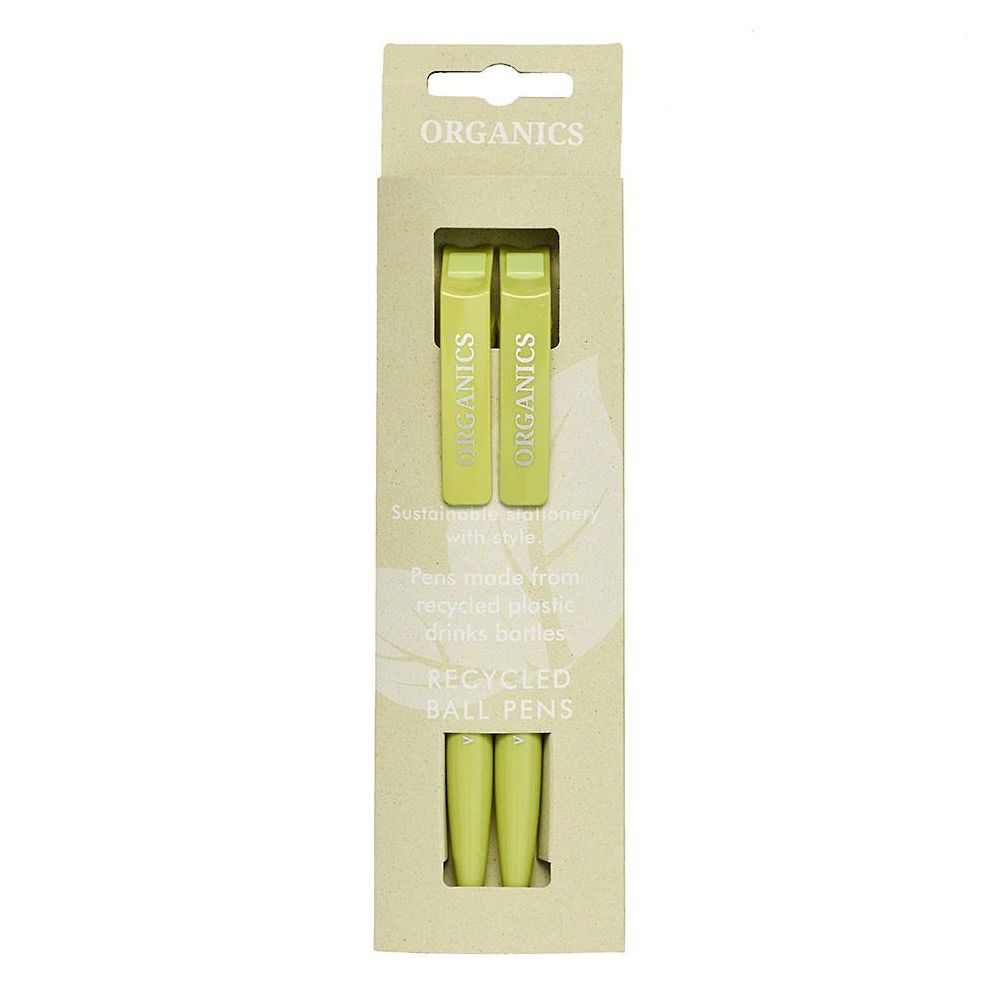 Organics Kiwi Recycled Pens