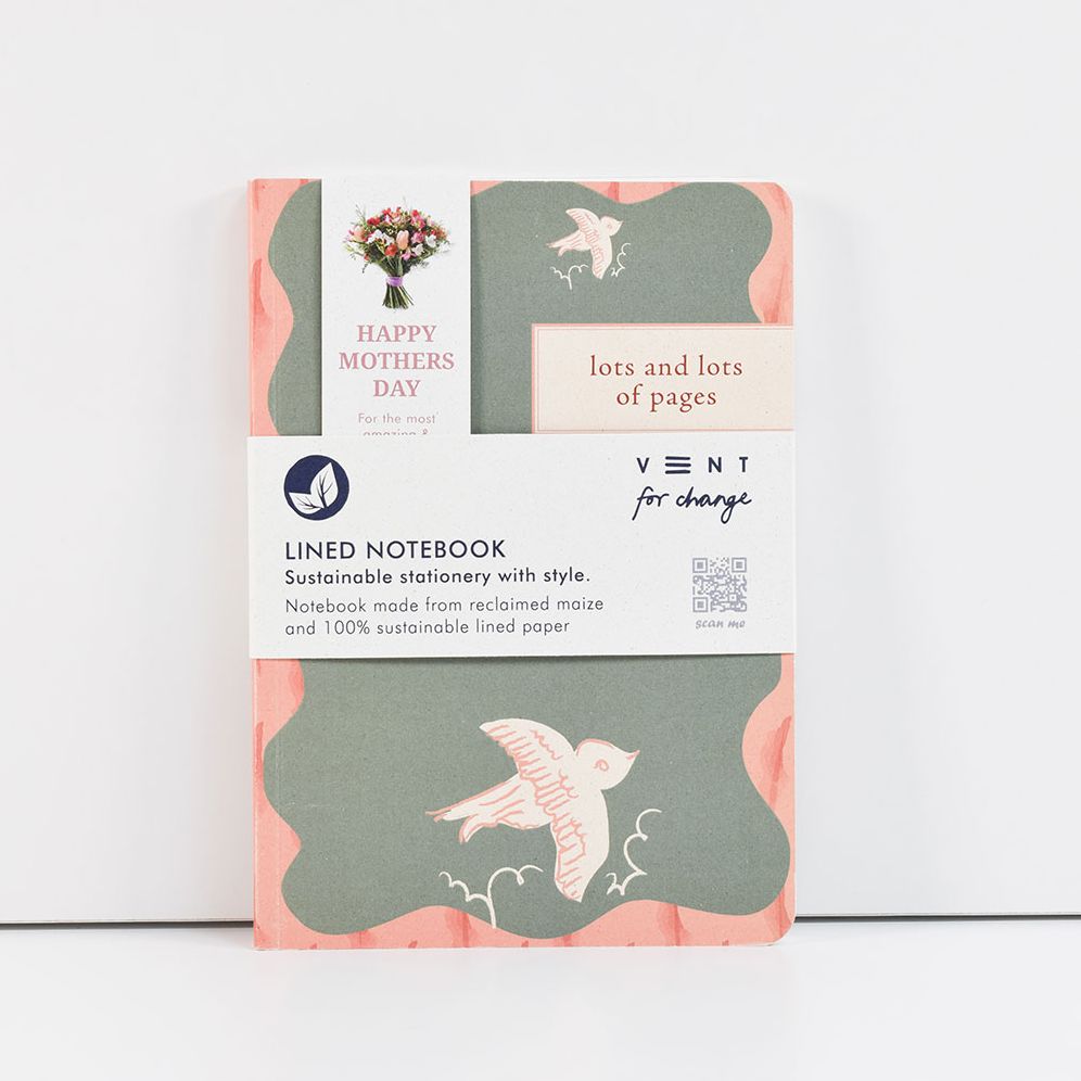 A5 Birds Trio Recycled Notebook