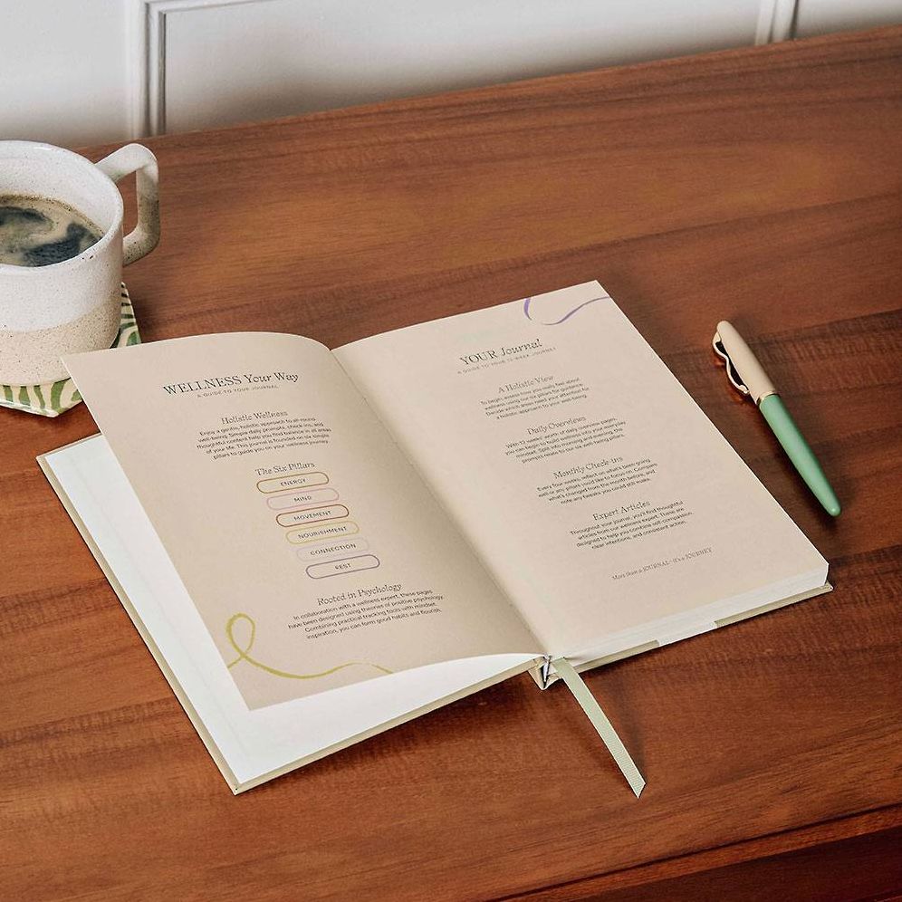 Happy Stripes Guided Wellness Journal