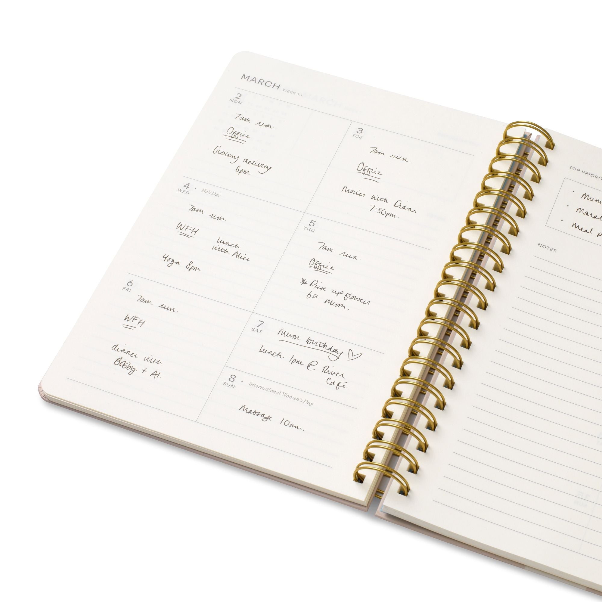 2026 Italian Summer B5 Spiral Calendar Year Planner