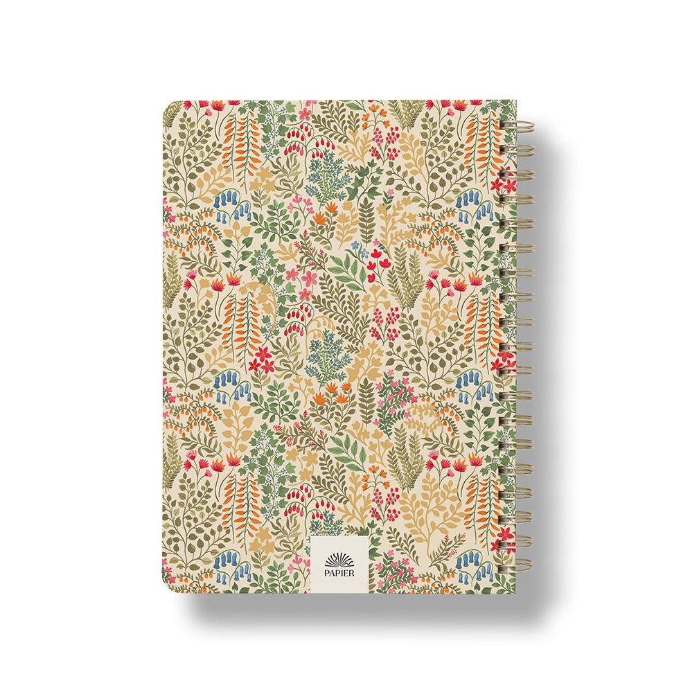 2026-2027 Papier B5 Academic Planner Delicate Fauna
