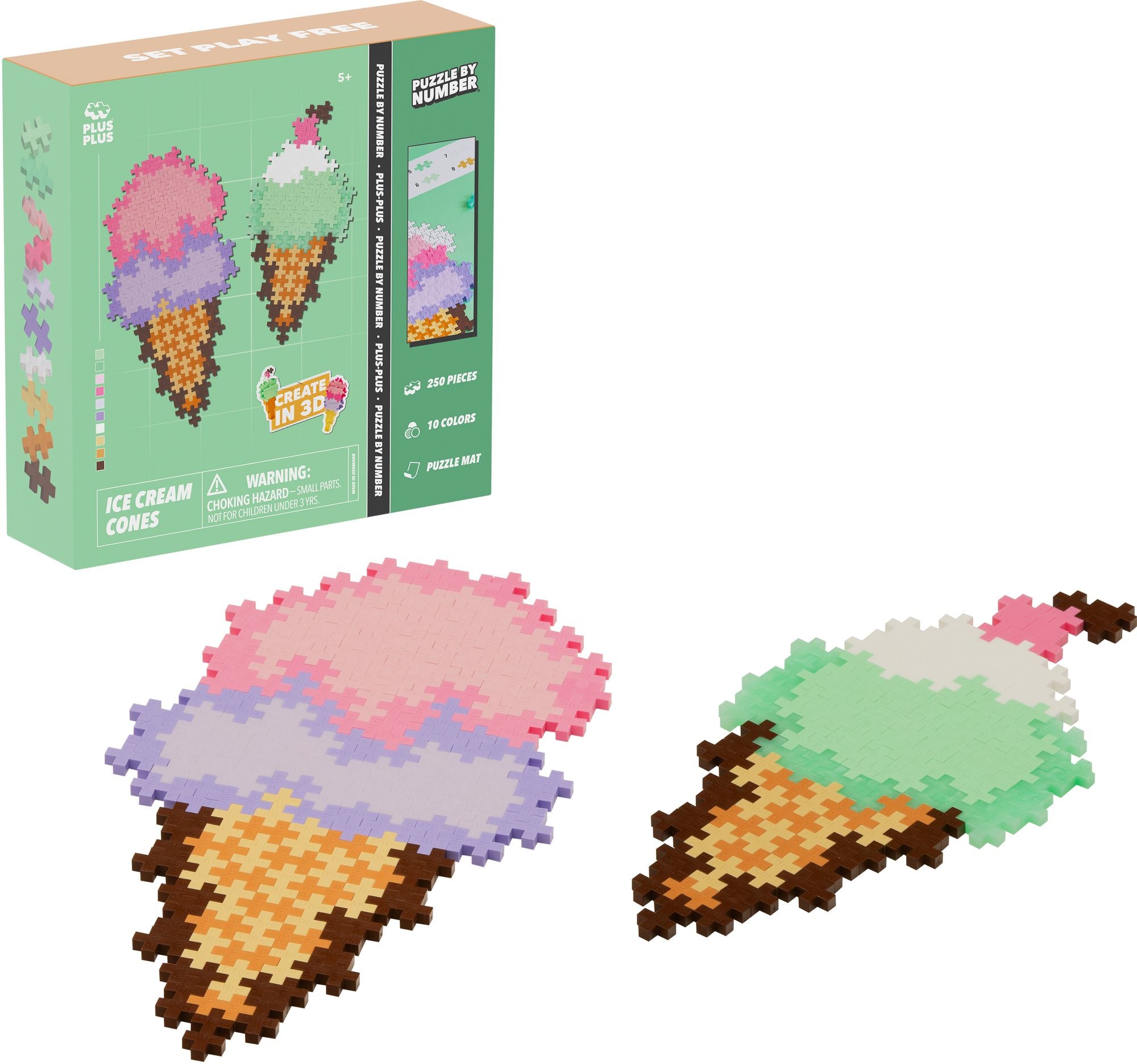 Ice Cream Cones 250 pc Puzle by Number