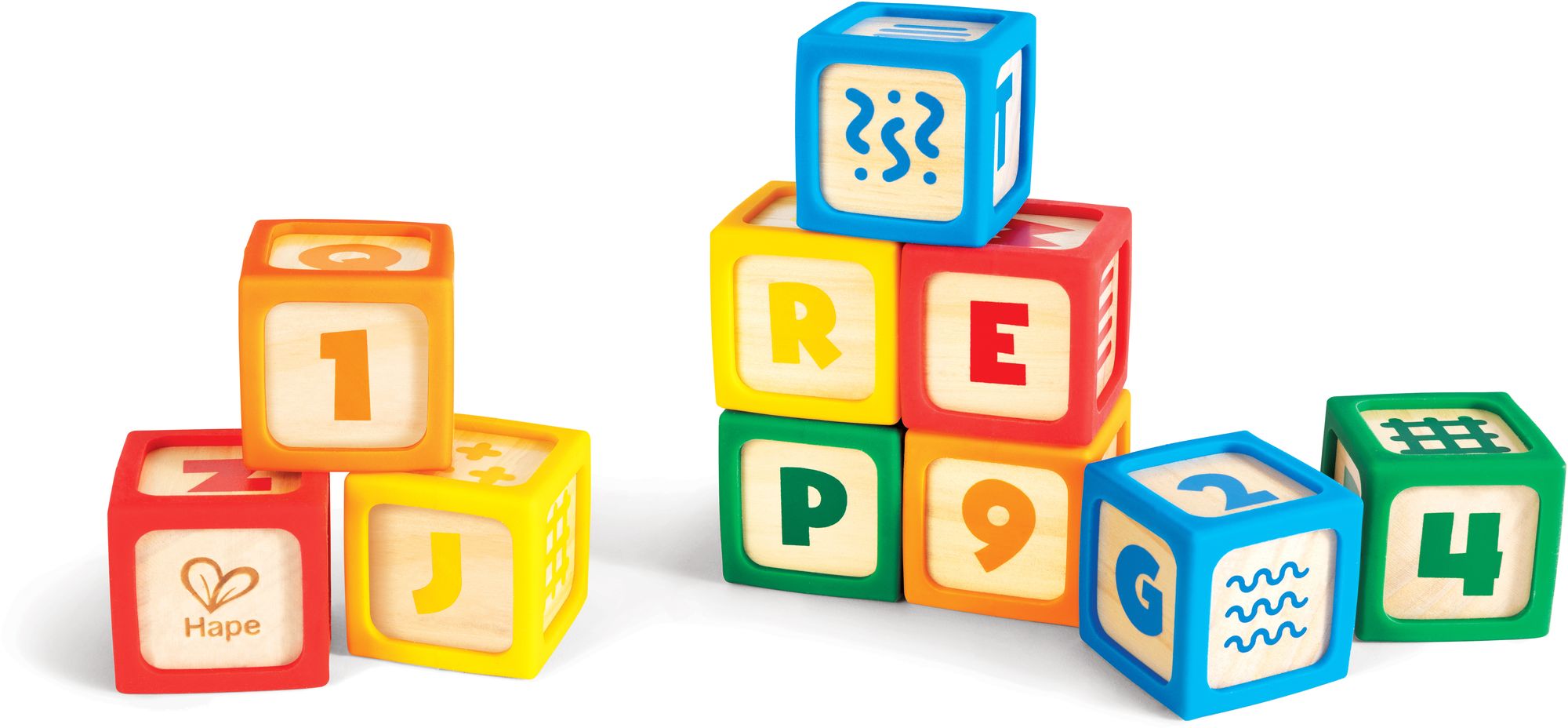 Grip-n-Stack Silicone & Wood Blocks