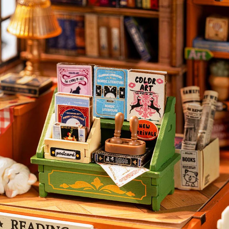 DIY Miniature House Muse Bookshop