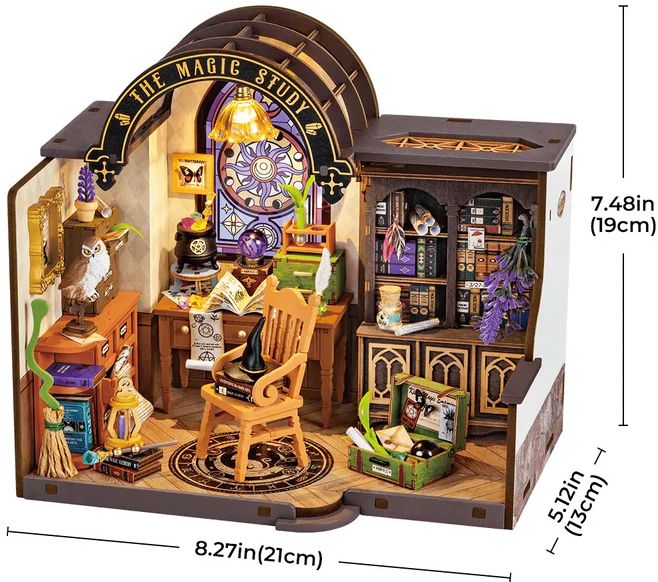DIY Miniature House Magic Study