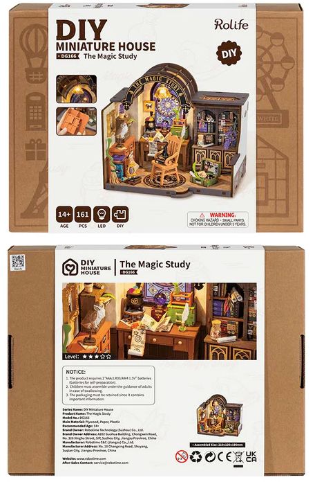 DIY Miniature House Magic Study