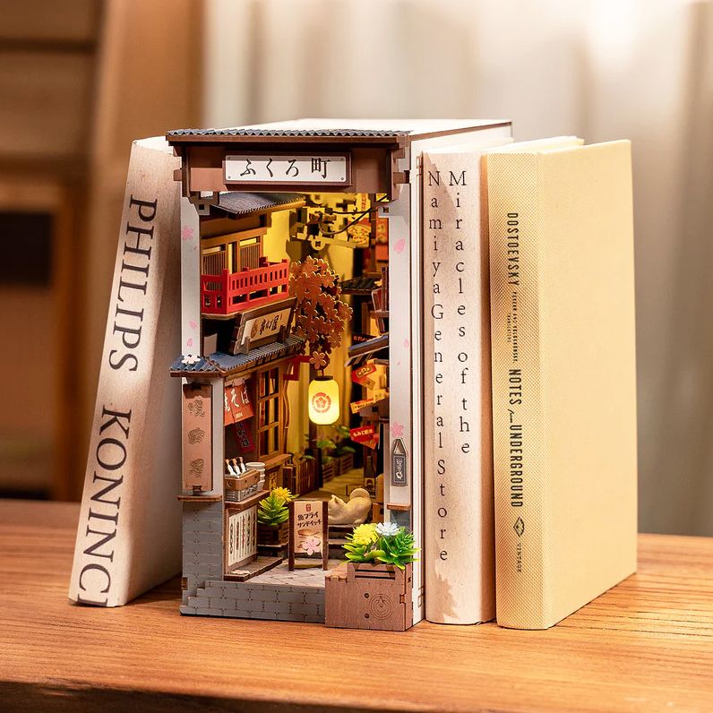 DIY Book Nook Sakura Wine Alley