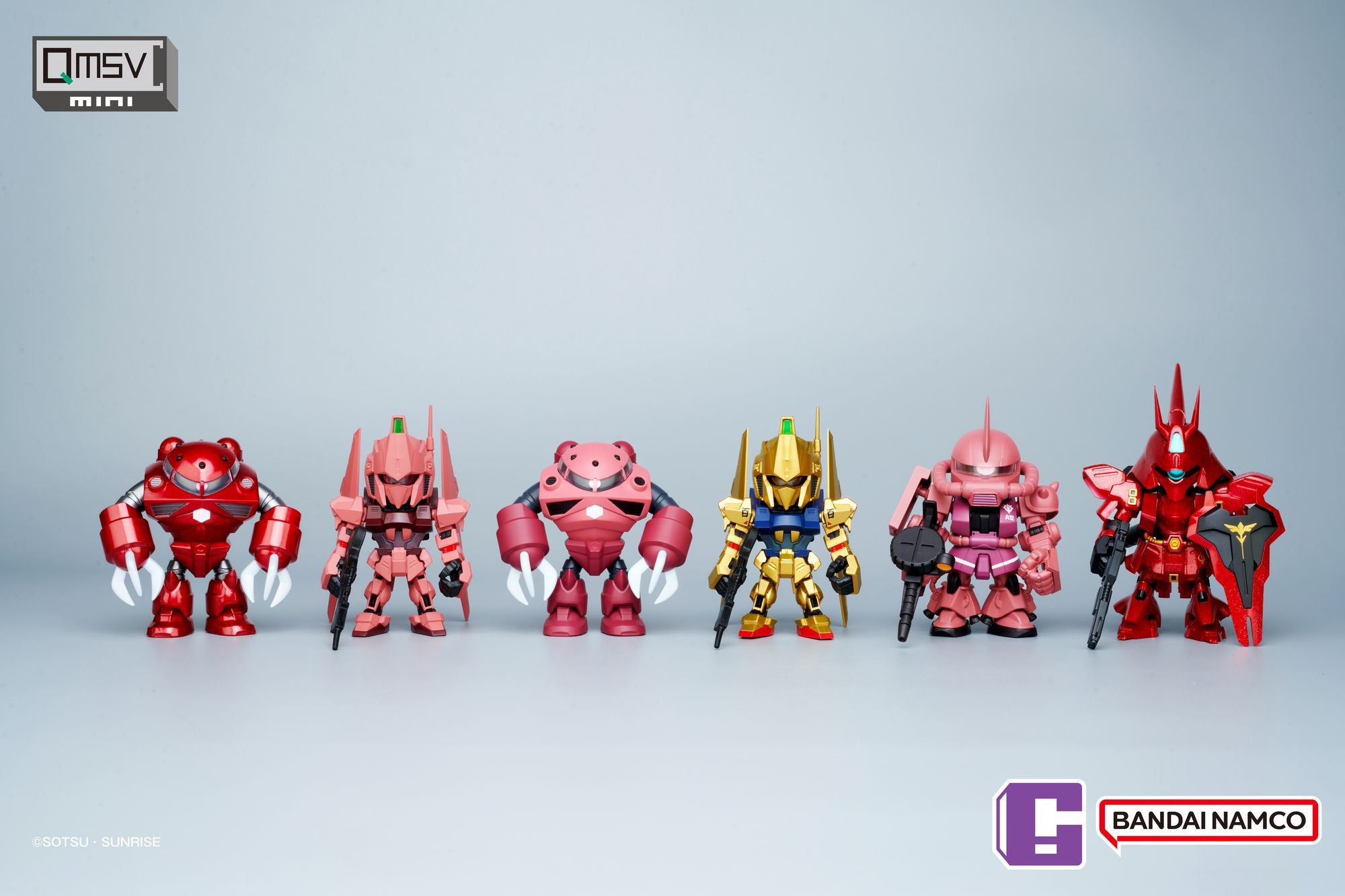 QMSV mini Char's Custom "Mobile Suit Gundam", BNESH Q MSV