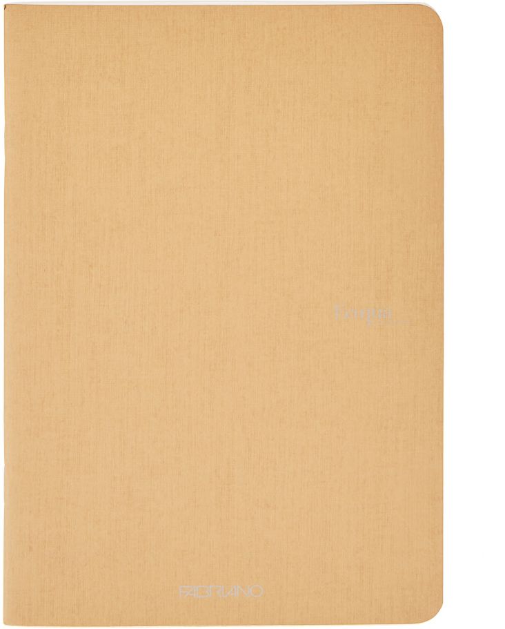 Ecoqua Original Notebook, A4, Staple-Bound, Dotted, Beige
