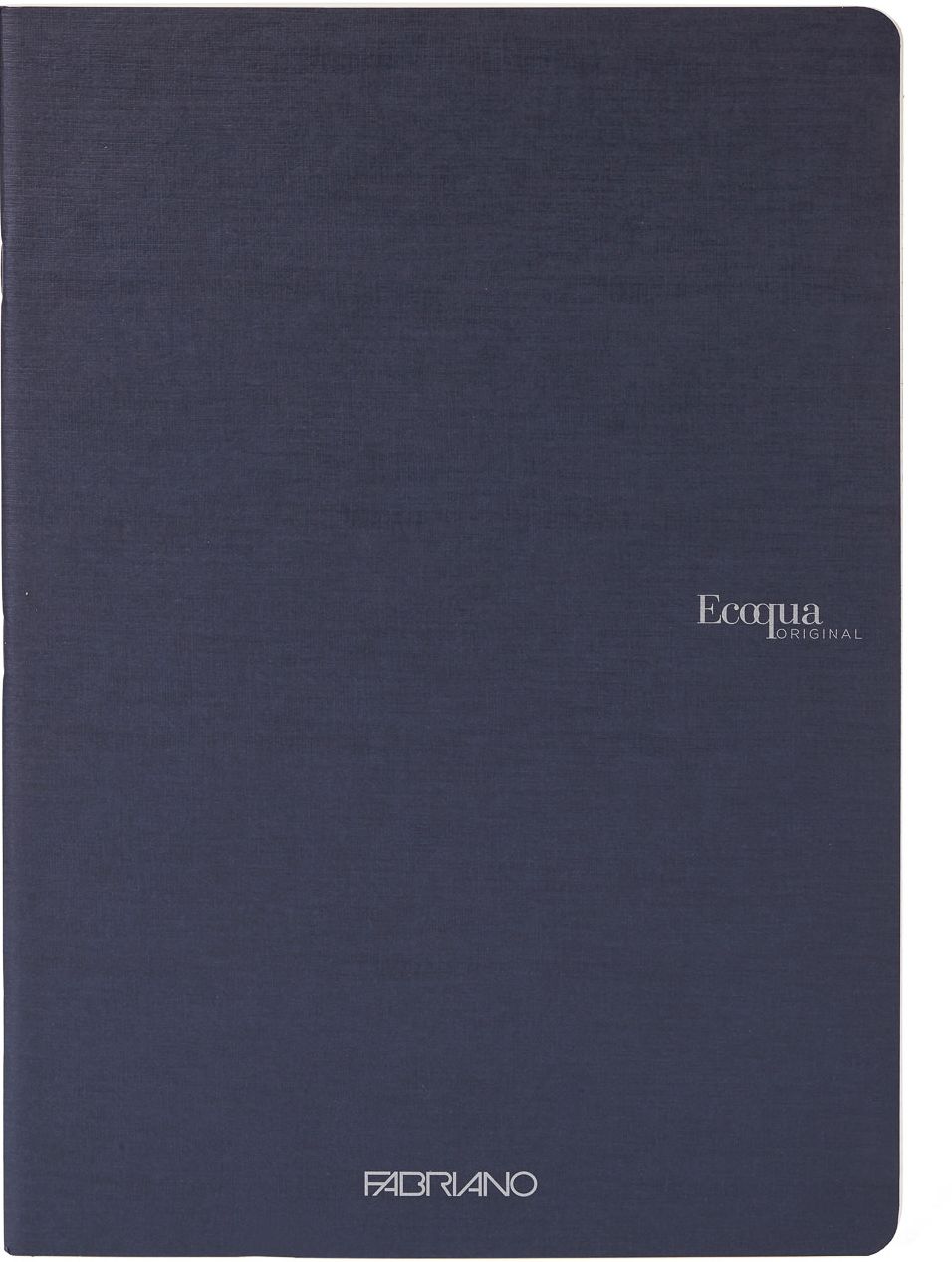 Ecoqua Original Notebook, A5, Staple-Bound, Graph, Navy