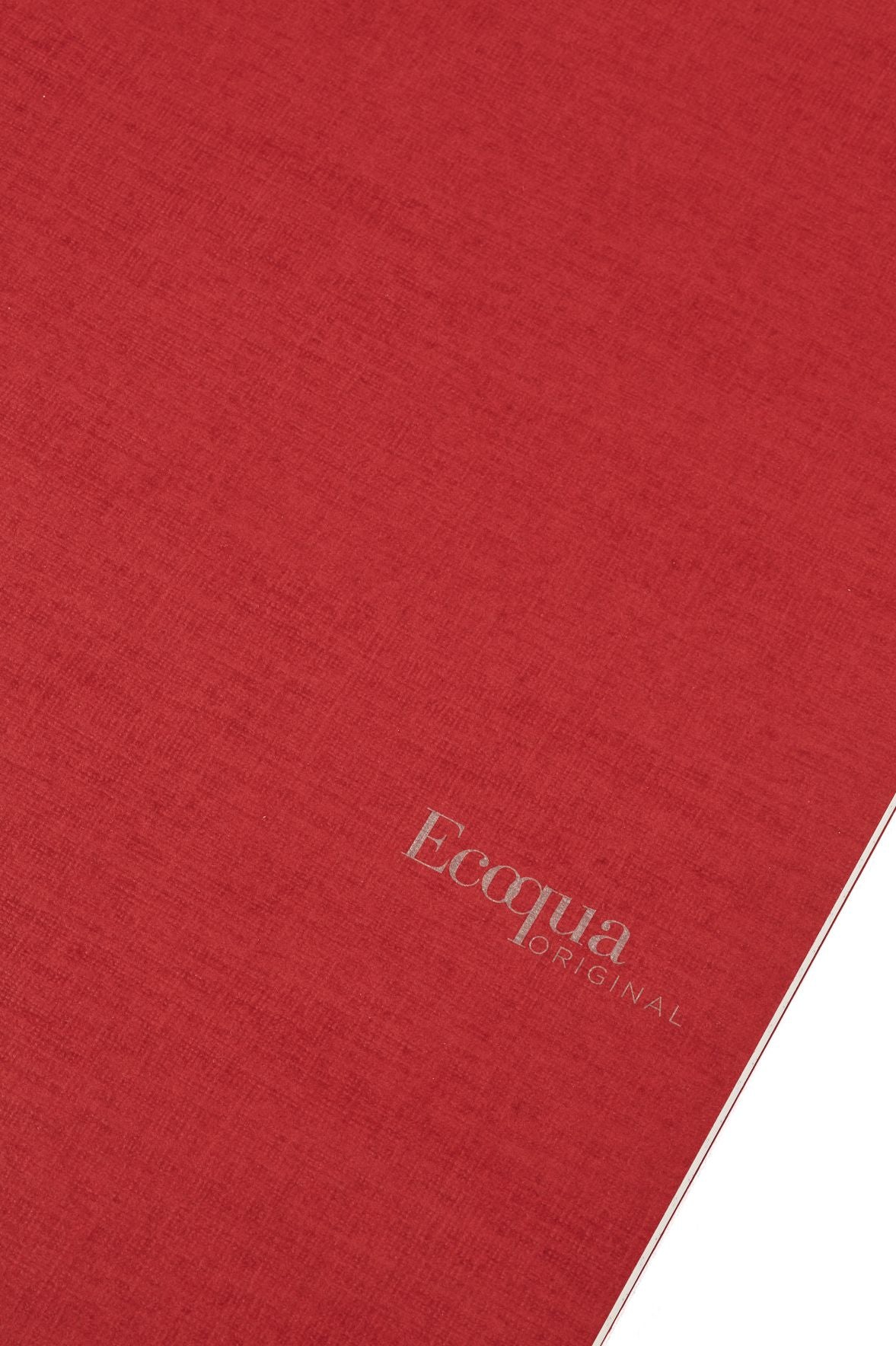 Ecoqua Original Notebook, A5, Staple-Bound, Lined, Cherry