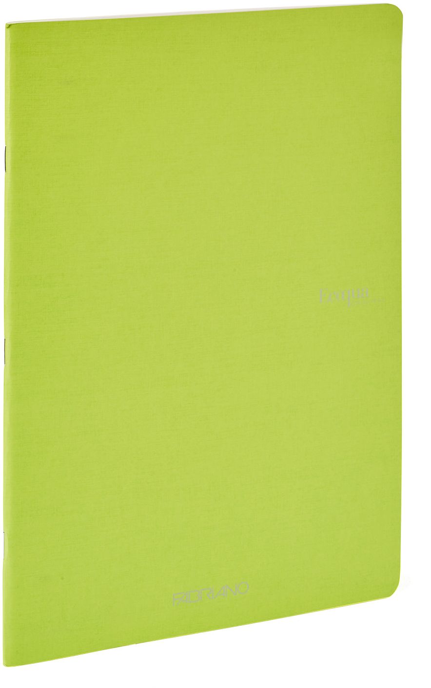 Ecoqua Original Notebook, A5, Staple-Bound, Lined, Lime