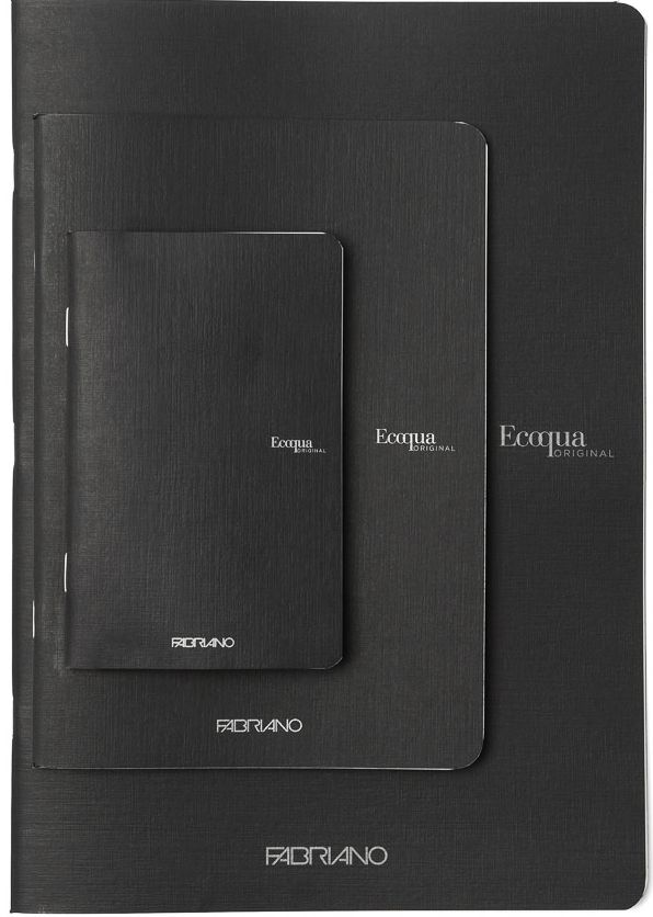 Ecoqua Original Notebook, A5, Staple-Bound, Lined, Lime