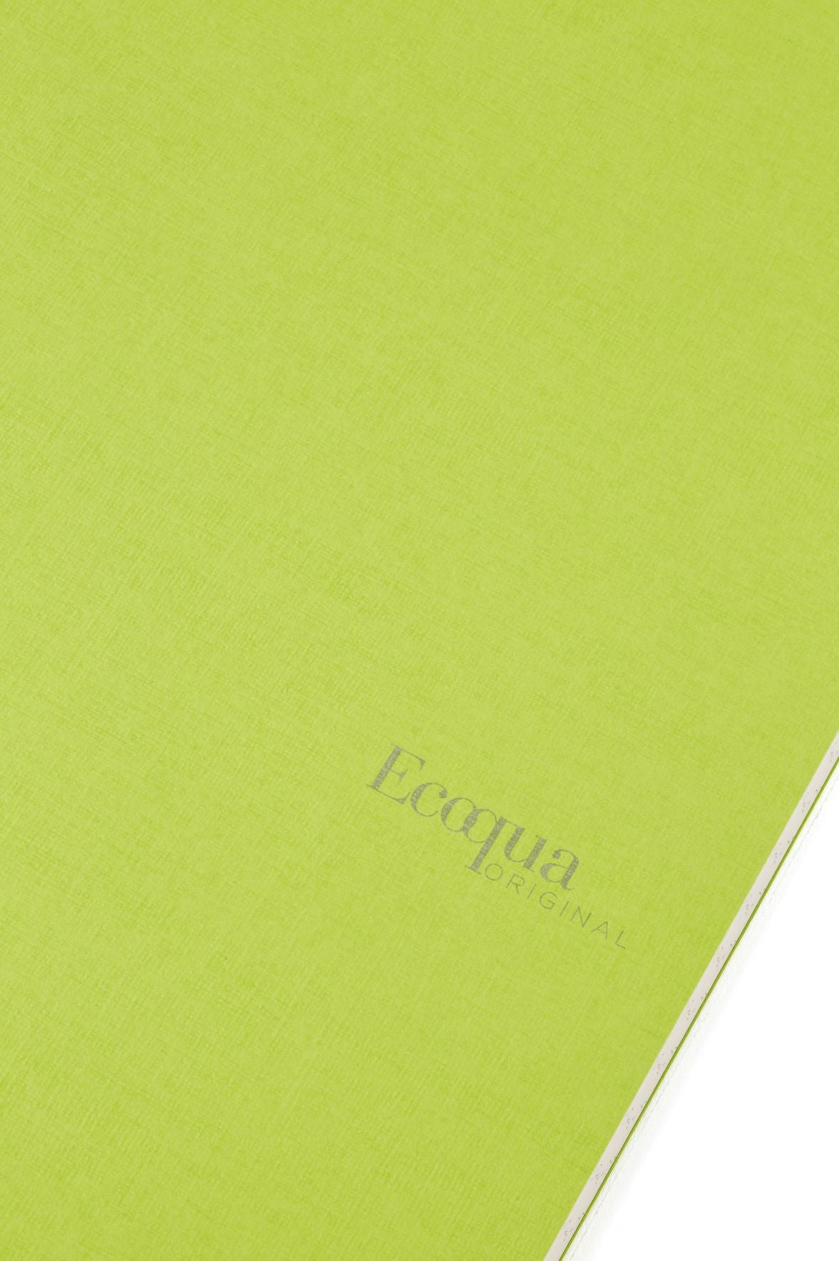 Ecoqua Original Notebook, A5, Staple-Bound, Lined, Lime