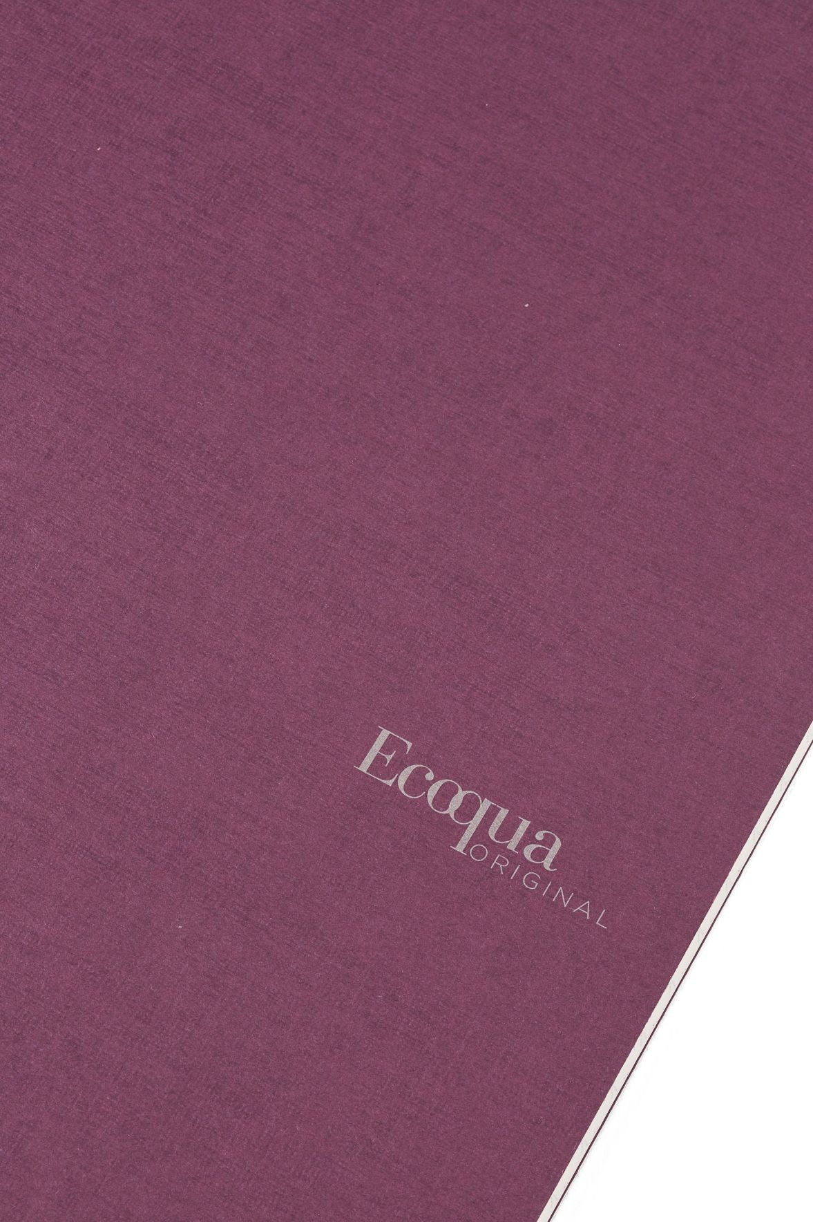 Ecoqua Original Notebook, A5, Staple-Bound, Lined, Wine