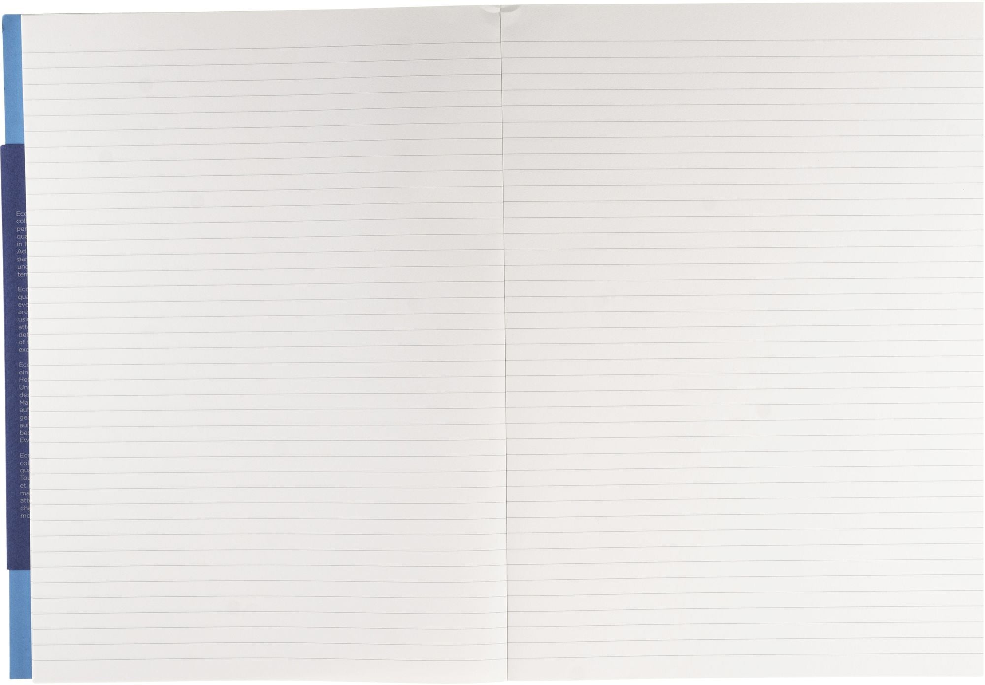 Ecoqua Plus Journal, A4, Glue-Bound, Lined, Turquoise