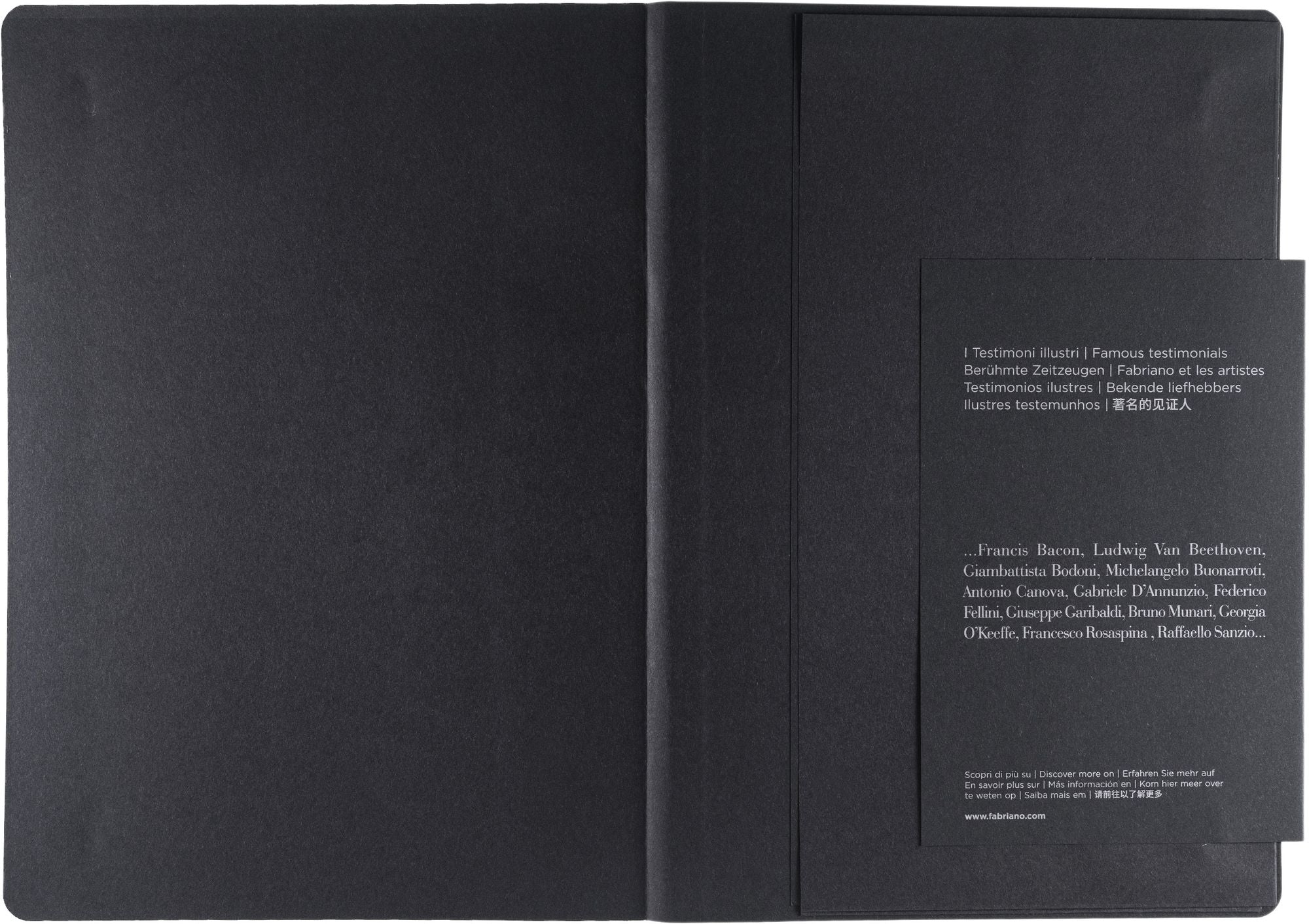 Ecoqua Plus Journal, A4, Fabric-Bound, Dotted, Black