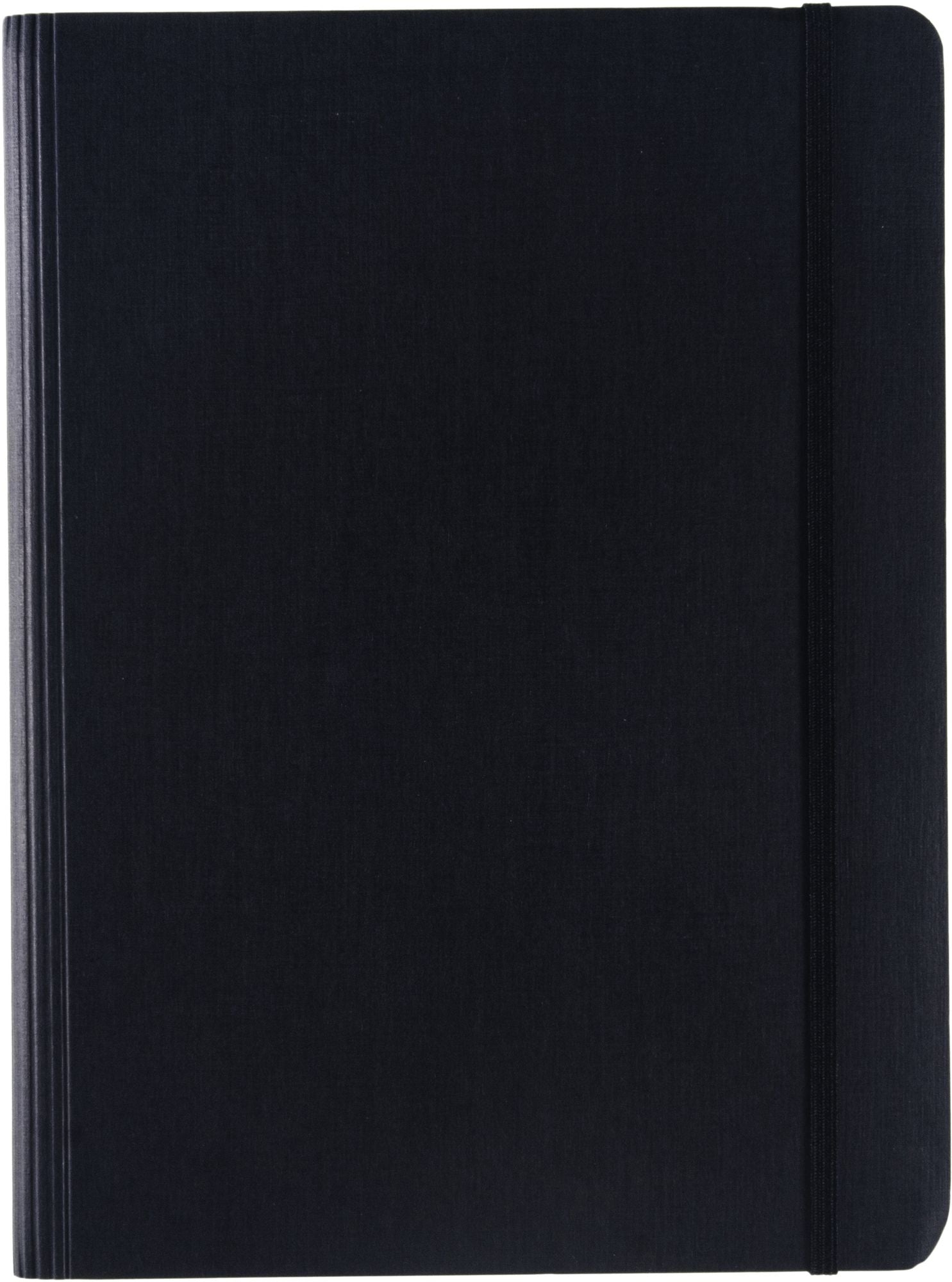 Ecoqua Plus Journal, A5, Hidden Spiral-Bound, Dotted, Black