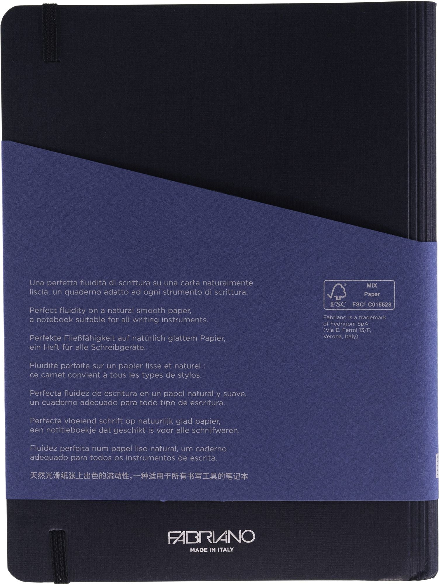 Ecoqua Plus Journal, A5, Hidden Spiral-Bound, Dotted, Navy