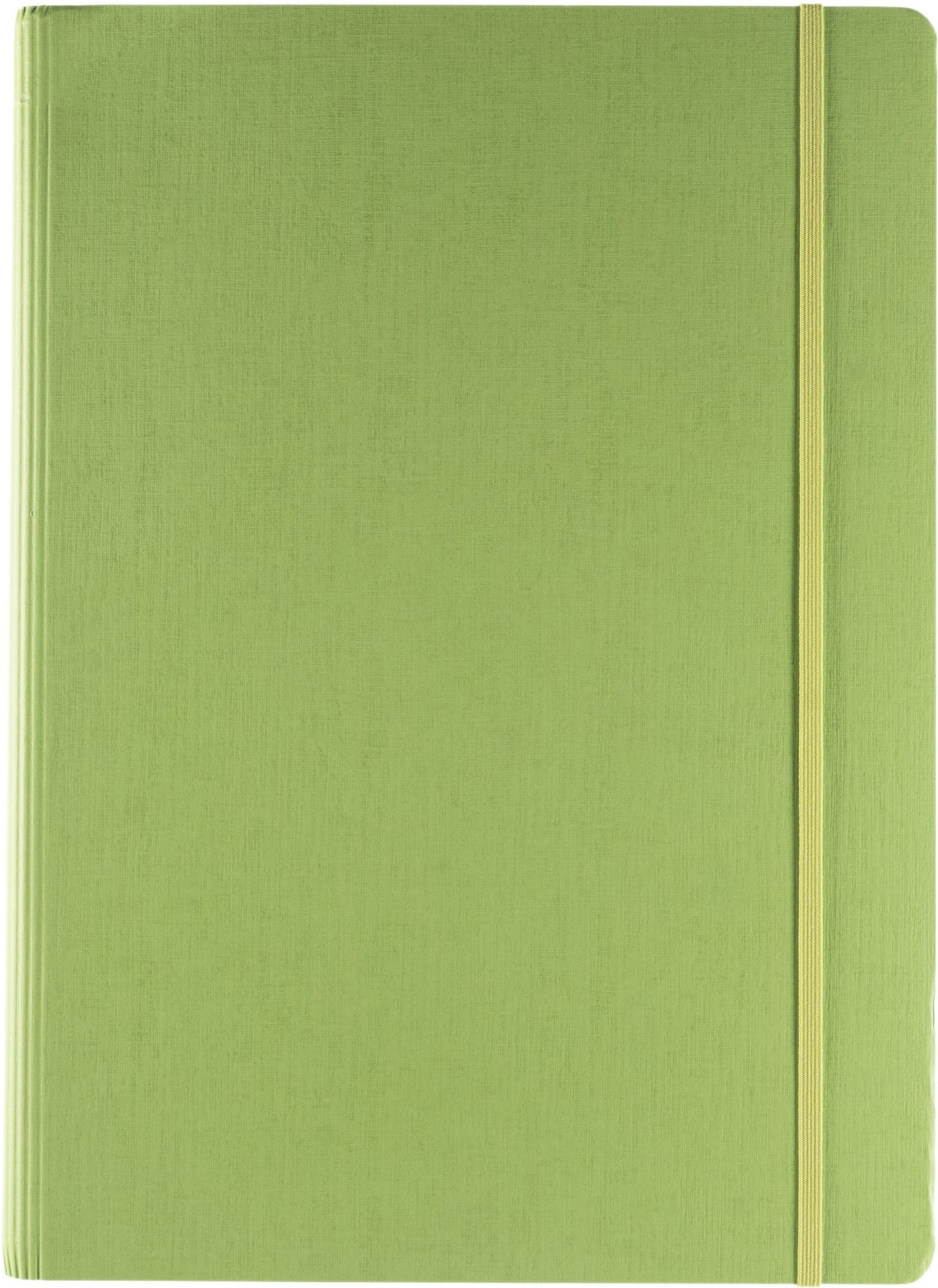 Ecoqua Plus Journal, A4, Hidden Spiral-Bound, Lined, Lime