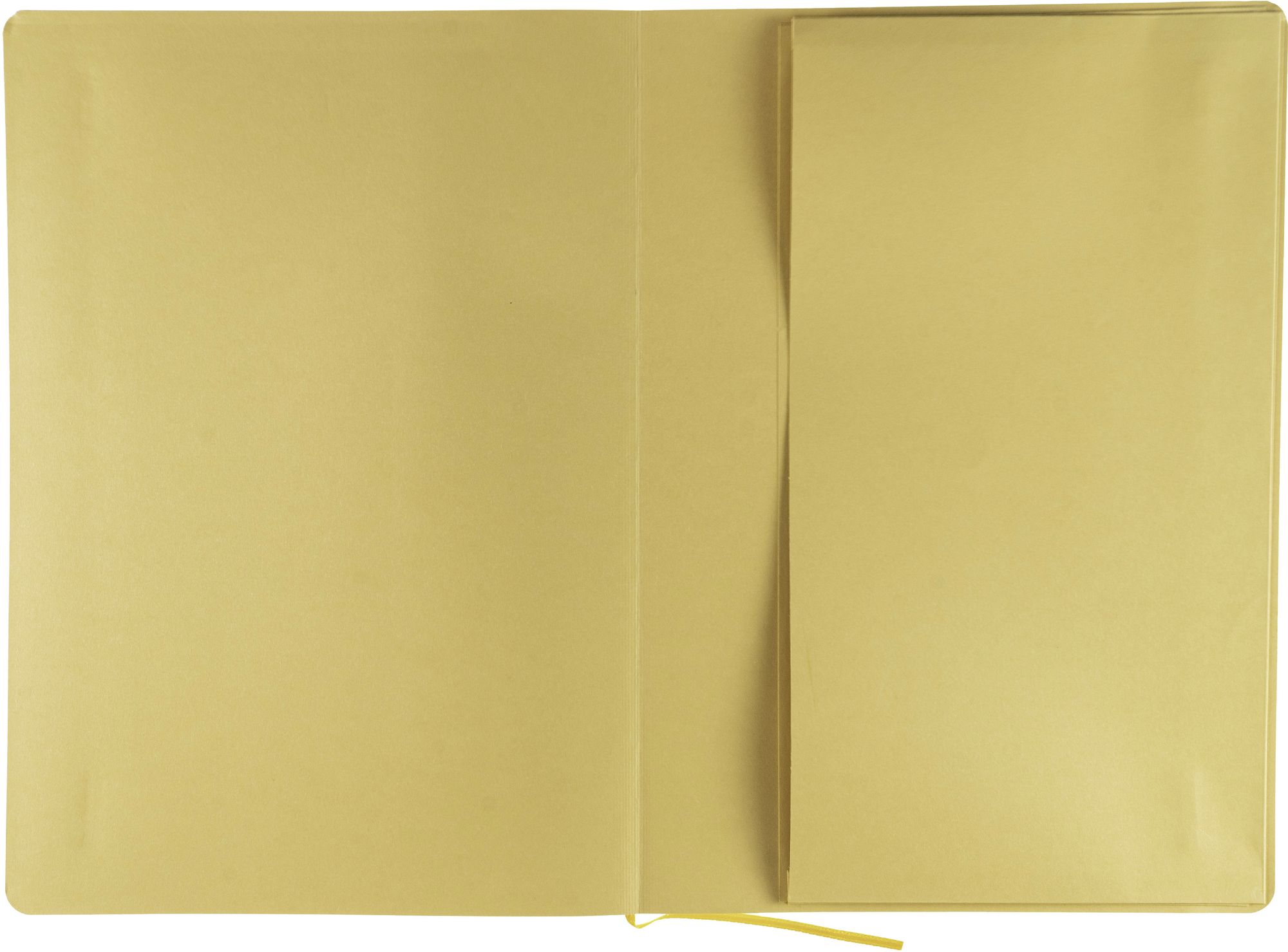 Ecoqua Plus Journal, A4, Stitch-Bound, Lined, Yellow