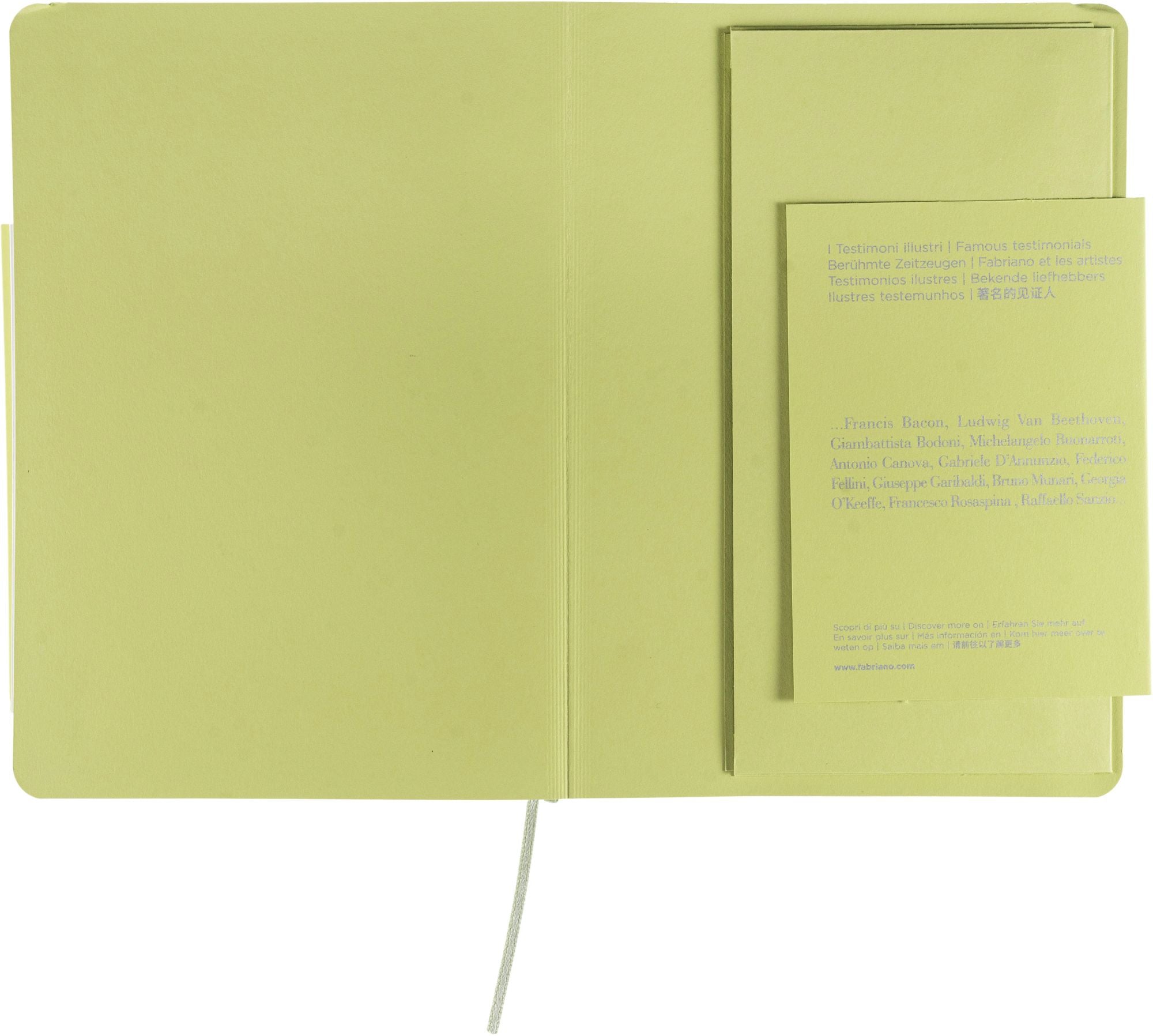 Ecoqua Plus Journal, A5, Stitch-Bound, Dotted, Lime