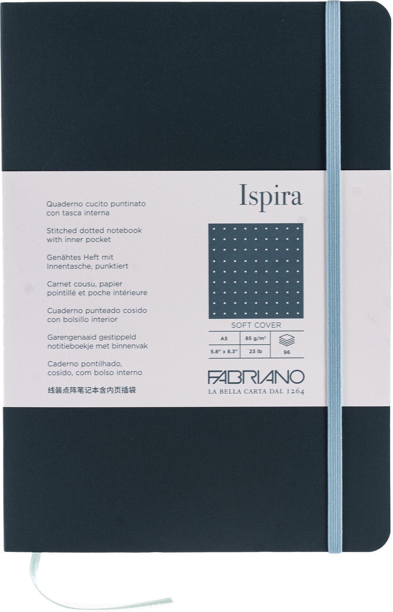 Ispira Journal, A5, Soft-Cover, Dotted, Green