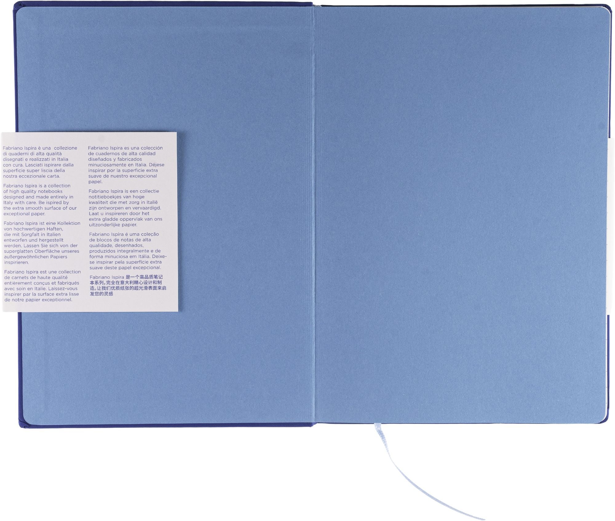 Ispira Journal, A5, Hard-Cover, Lined, Blue