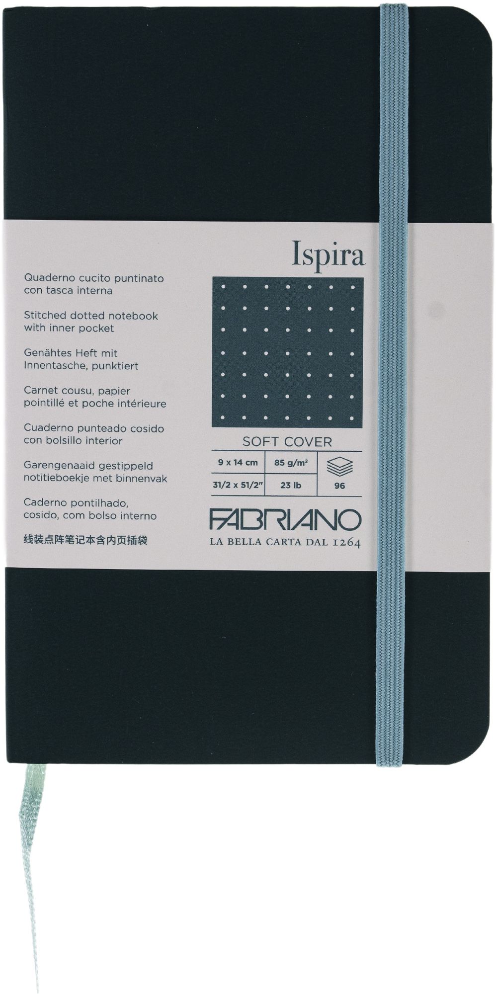 Ispira Journal, 3.5 x 5.5, Soft-Cover, Dotted, Green
