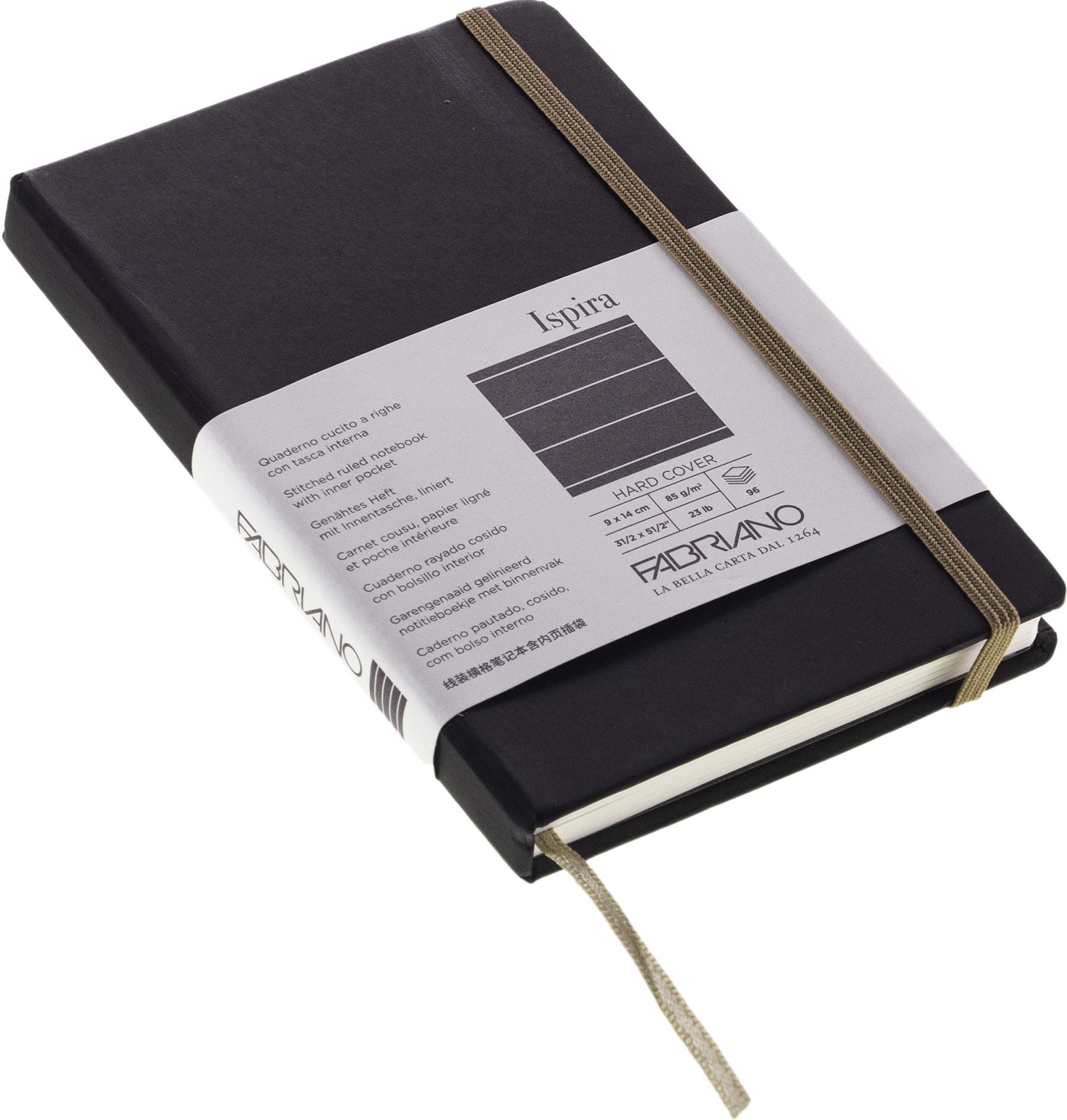 Ispira Journal, 3.5 x 5.5, Hard-Cover, Lined, Brown