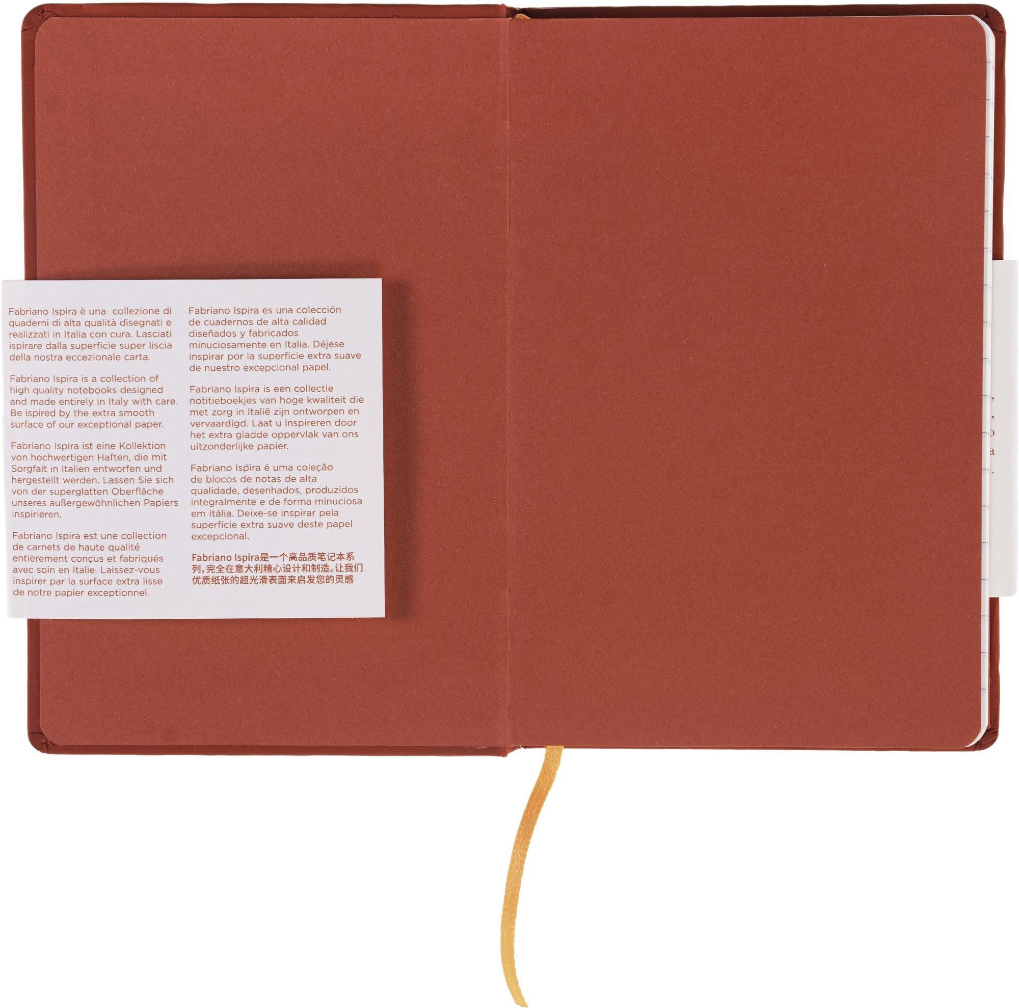 Ispira Journal, 3.5 x 5.5, Hard-Cover, Lined, Red