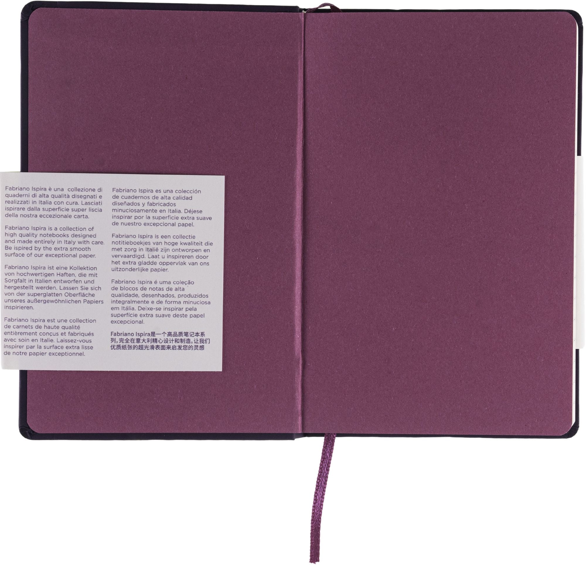 Ispira Journal, 3.5 x 5.5, Hard-Cover, Lined, Purple