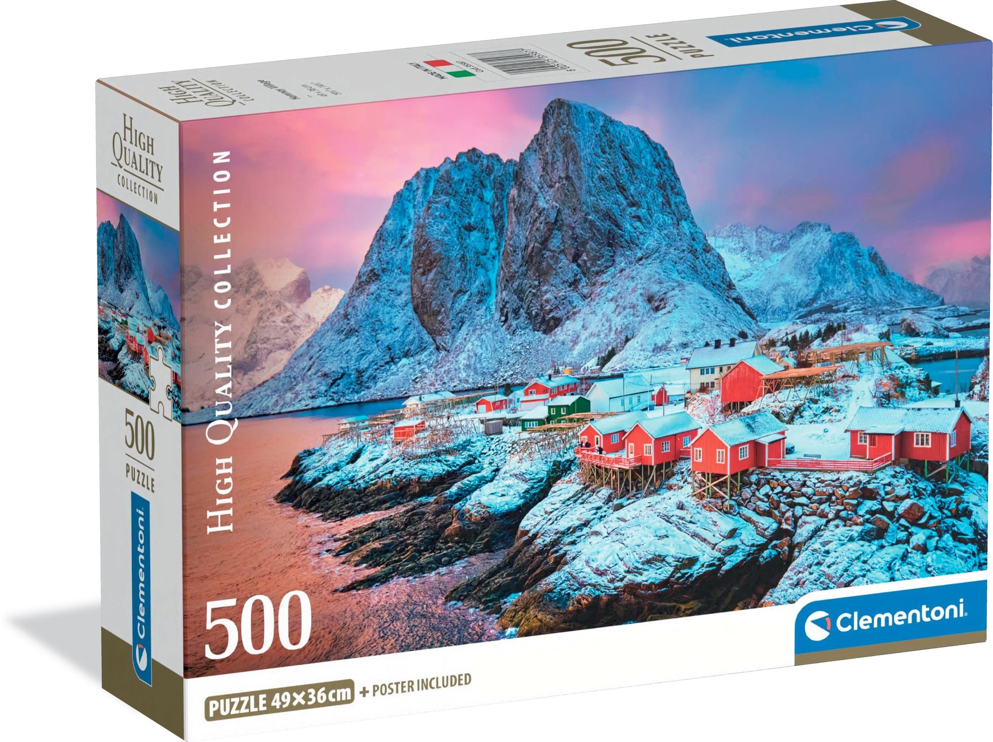 Hamnoy Village 500 Piece Puzzle