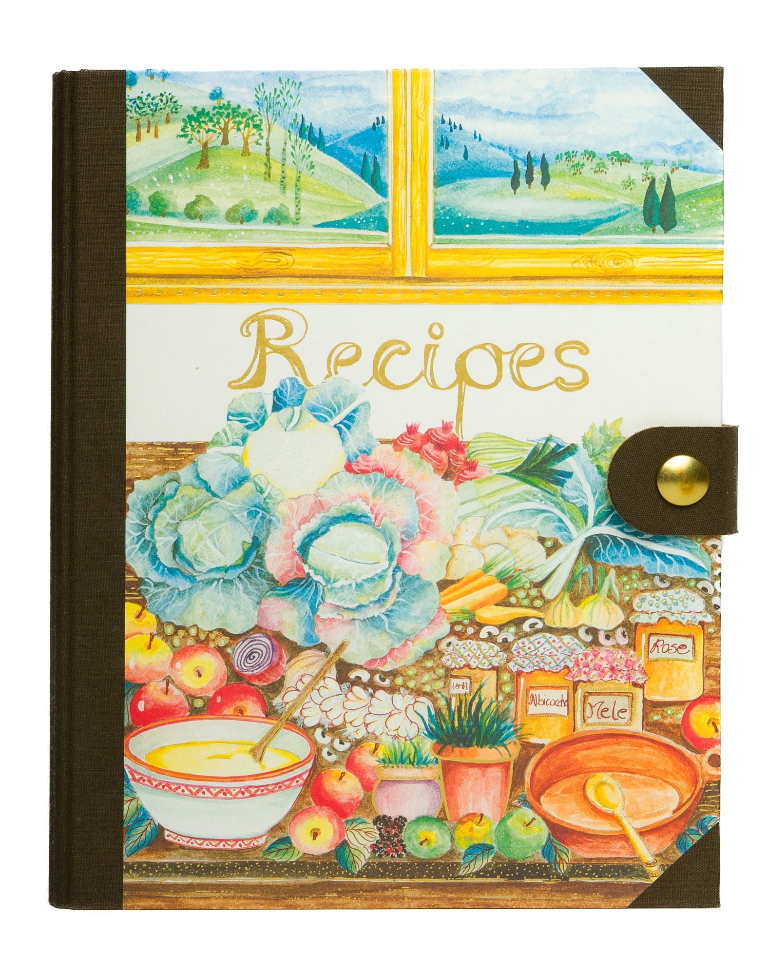Vintage Italian Countryside Recipe Journal
