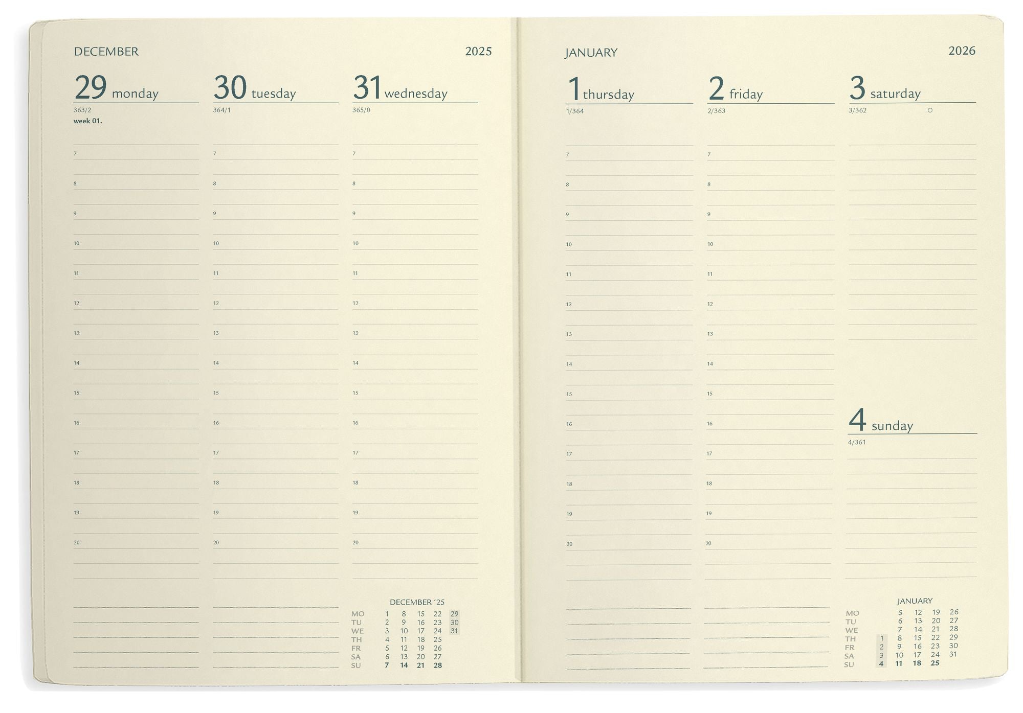 2026 Queen Bee Recycled Leather Planner