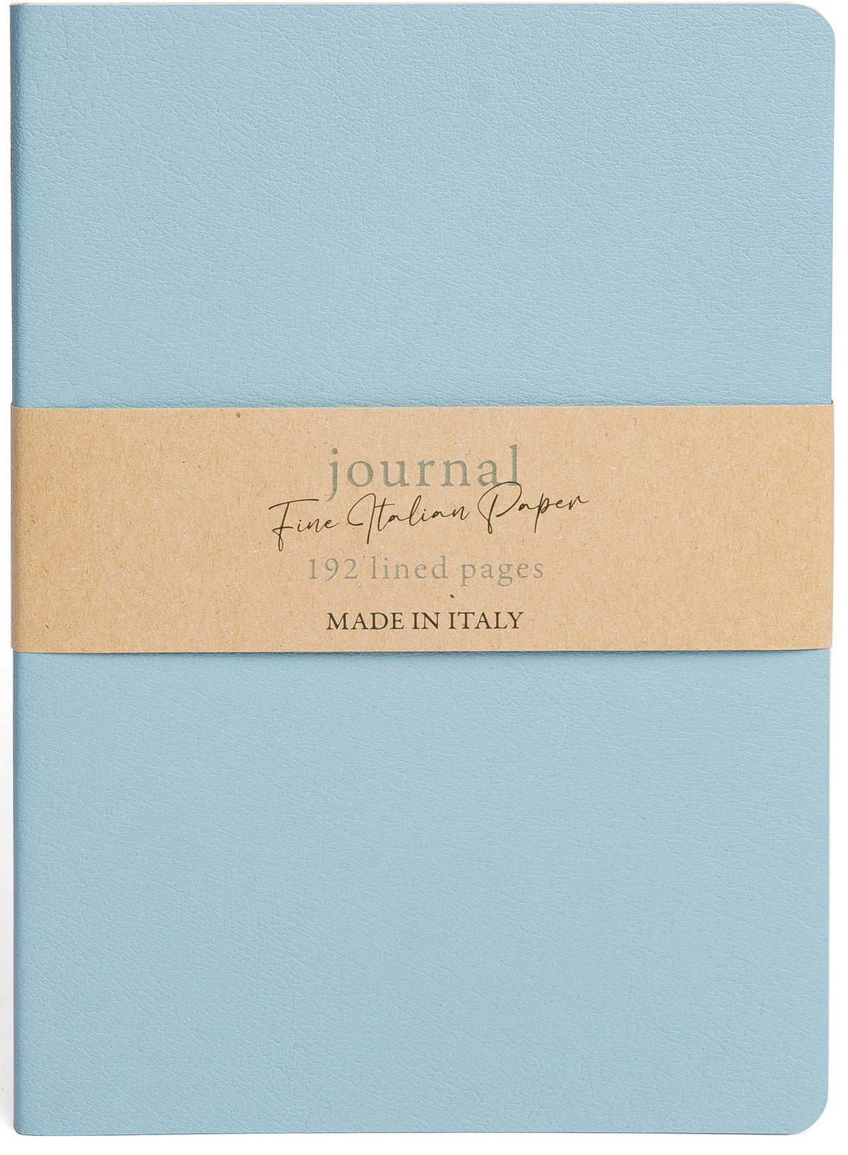 Serenity Blue Recycled Leather Journal
