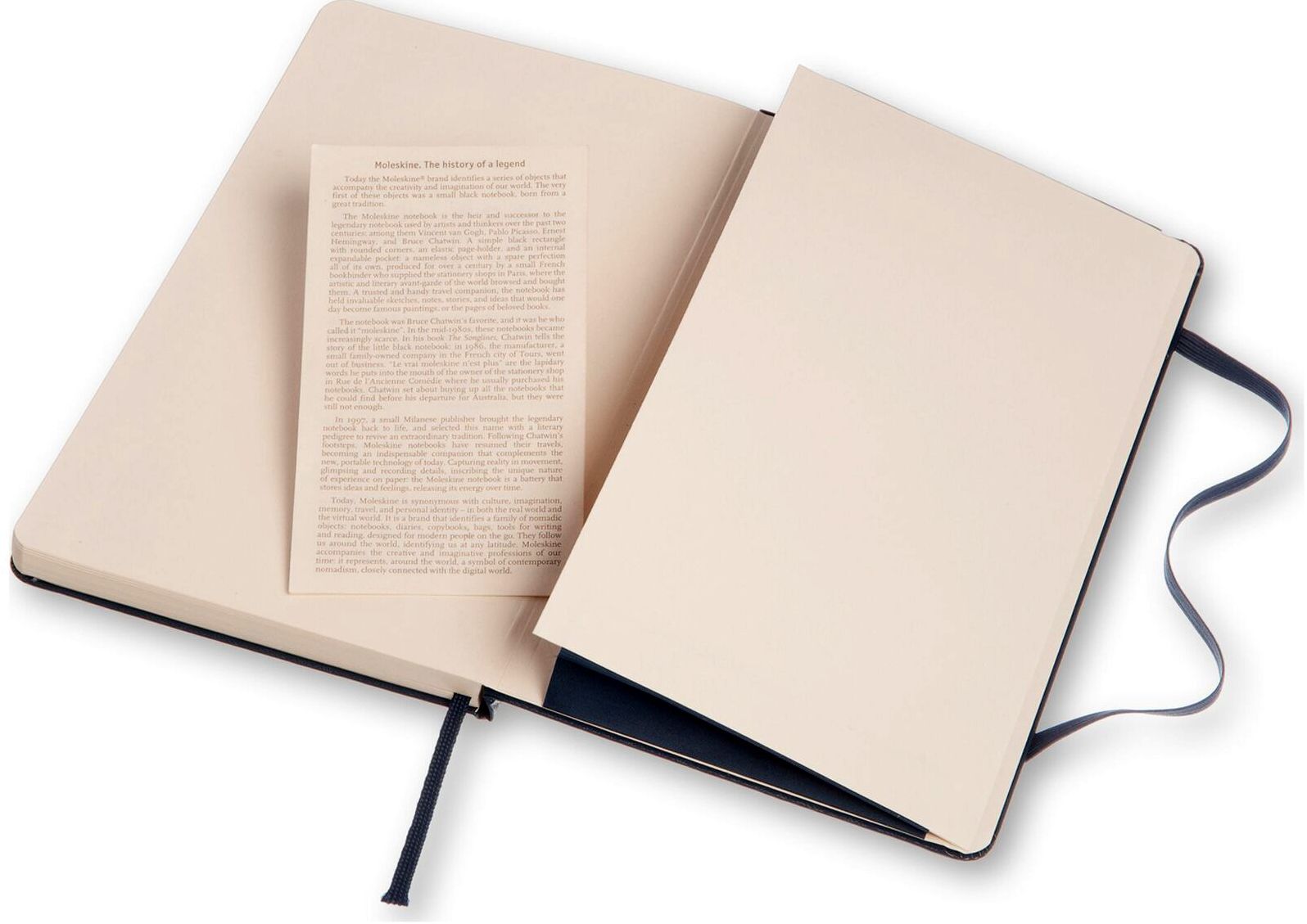 Moleskine Classic Notebook, Large, Ruled, Sapphire Blue, Hard Cover (5 x 8.25)