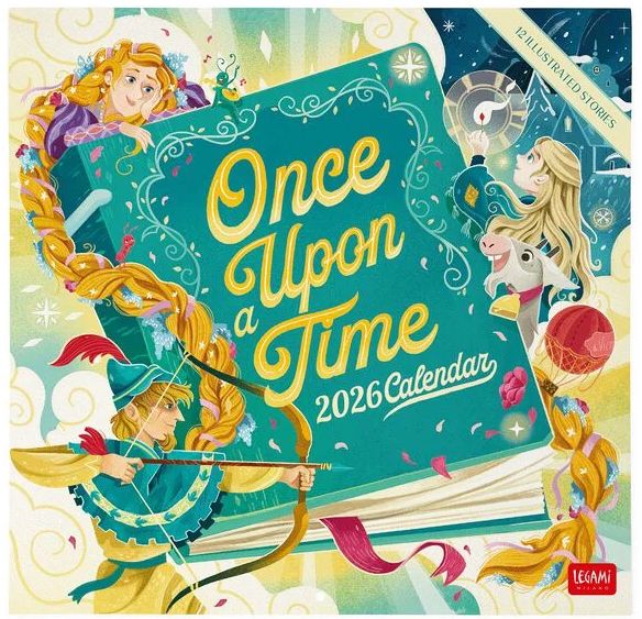 2026 WALL CALENDAR - ONCE UPON A TIME