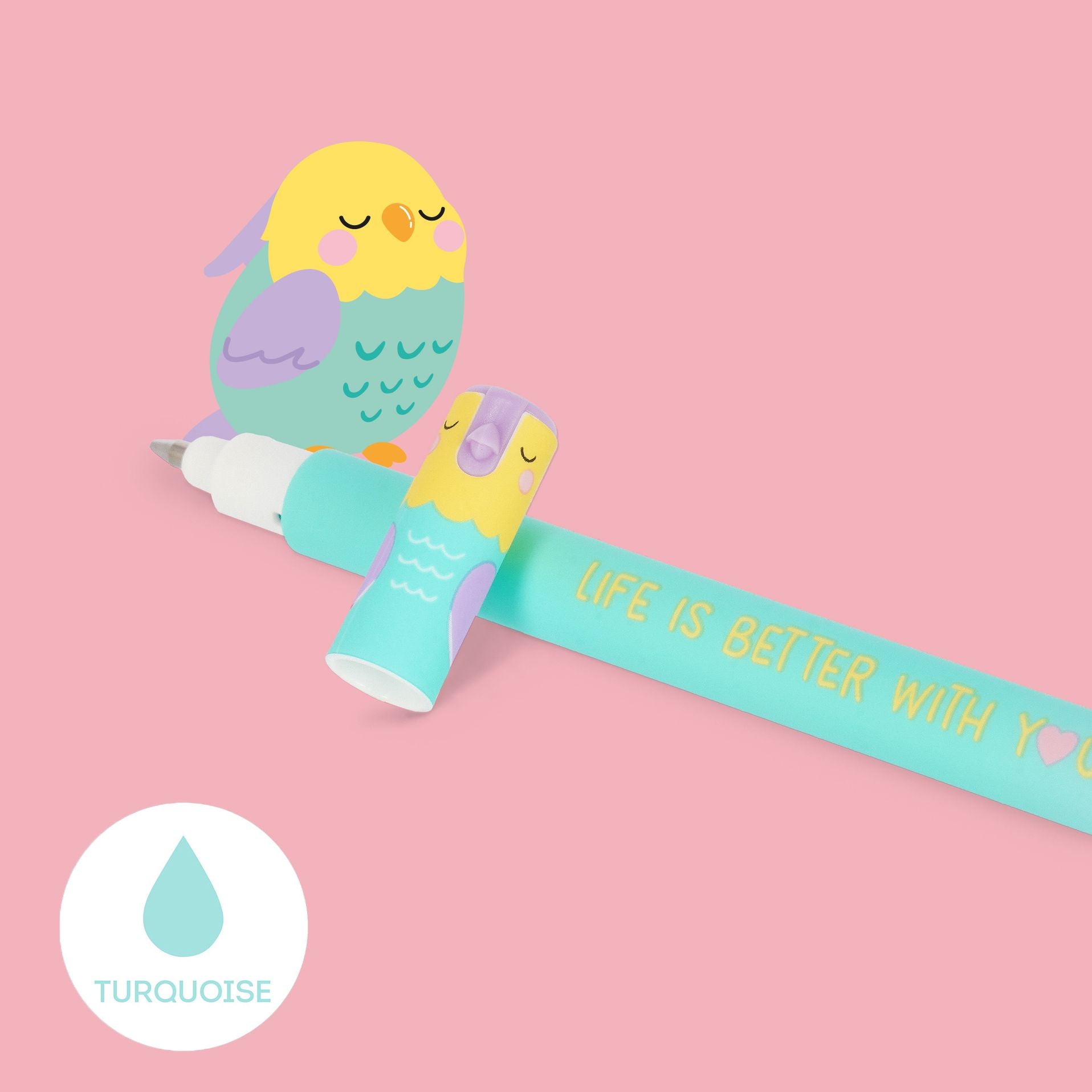 Set of 2 Erasable Legami Valentines Pens