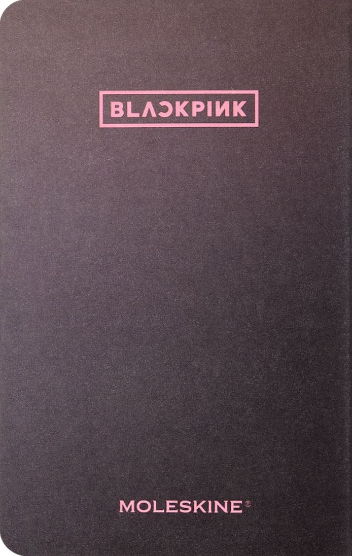 Moleskine x BLACKPINK Limited Edition Cahier Journals, Pocket (3.5" x 5.5") Plain/Blank, Black & Pink, 64 Pages (Set of 4)
