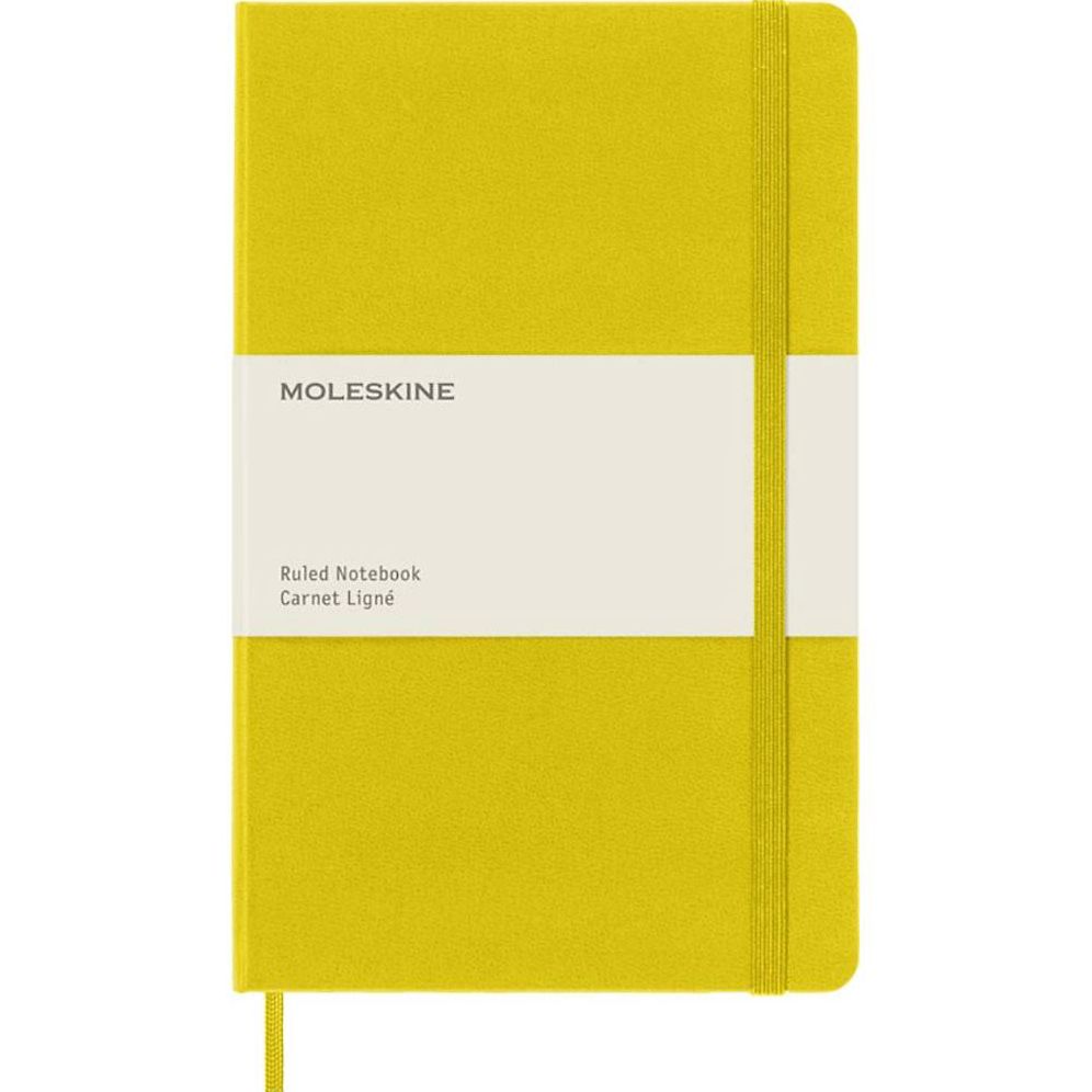 Moleskine Classic Notebook, Large, Ruled, Brass Yellow Hard, Hard Cover (5 X 8.25)
