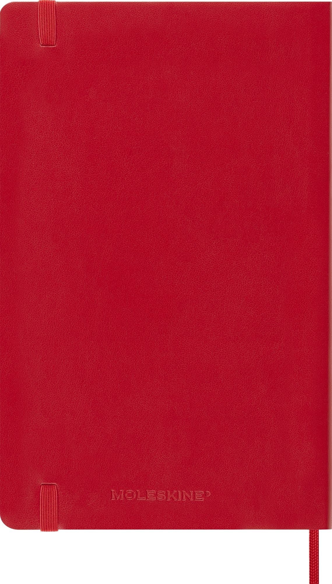 2026 Moleskine Classic Scarlet Red 12 Month Weekly Soft Cover Large Planner