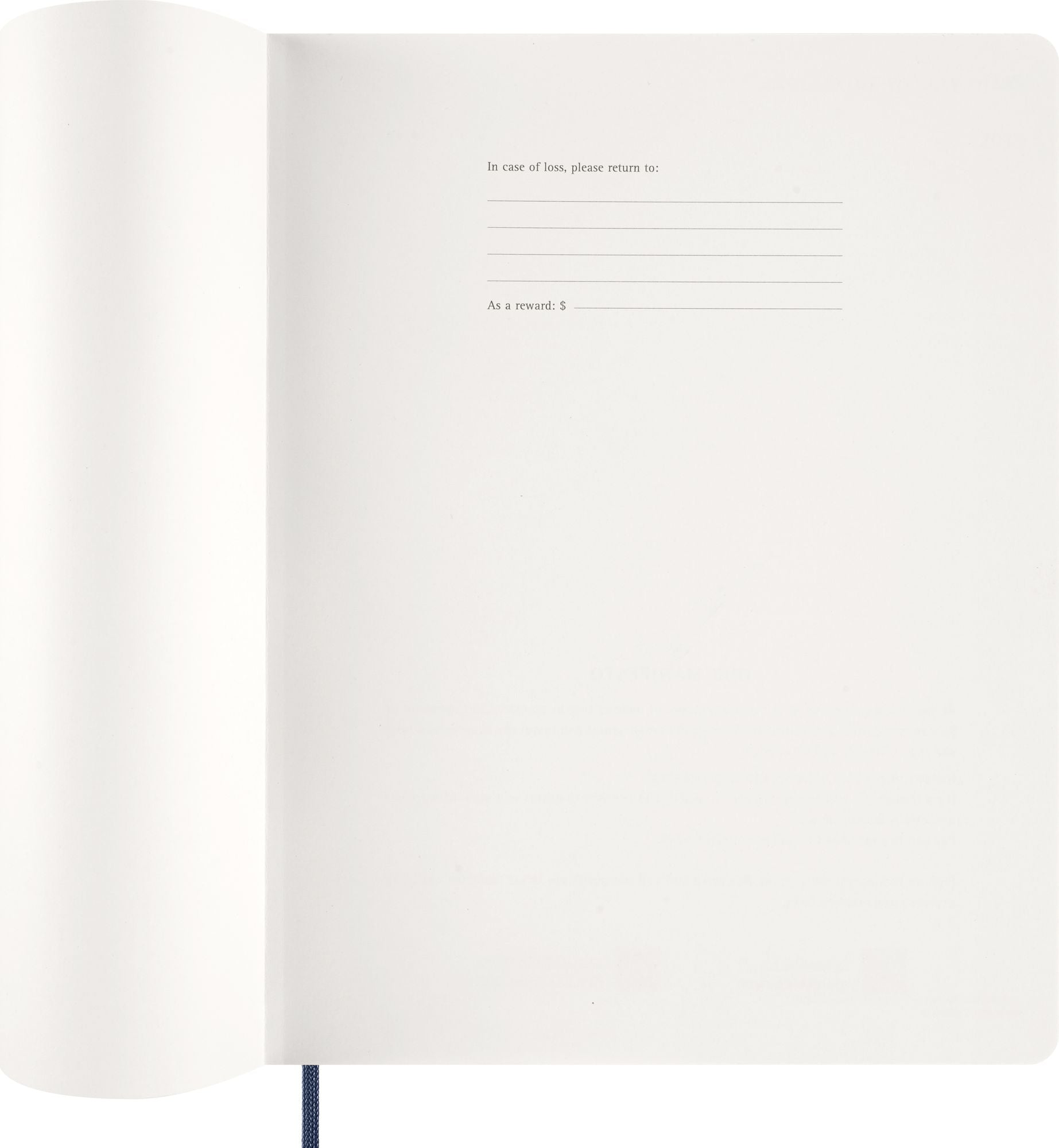 2026 Moleskine Sapphire Blue 15-Month XXL Essential Soft Cover Weekly Vertical Planner