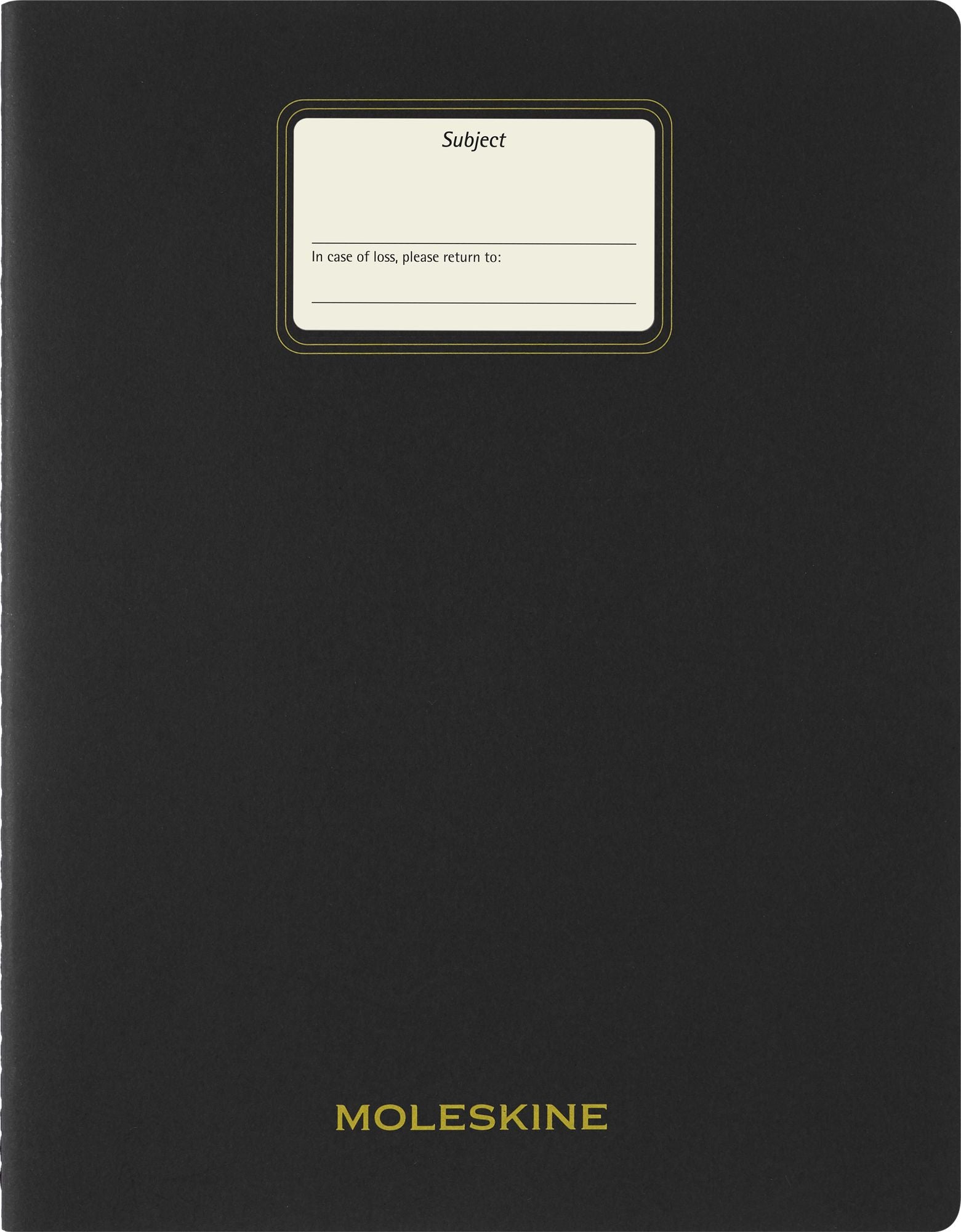 Moleskine Student Cahier Journal, Soft Cover, Ruled, XXL (8.5" x 11"), Black