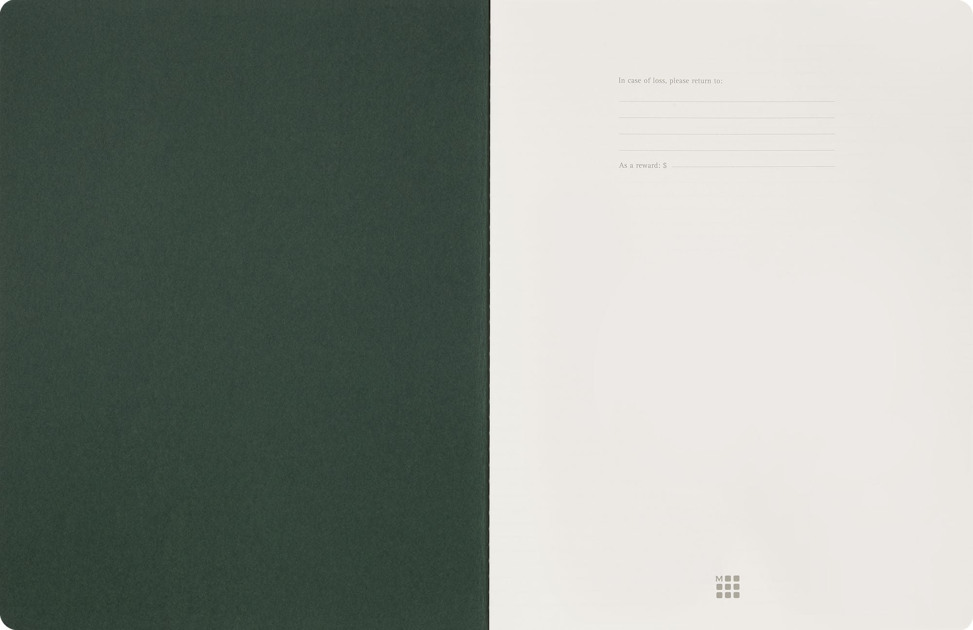 Moleskine Student Cahier Journal, Soft Cover, Ruled, XXL (8.5" x 11"), Myrtle Green