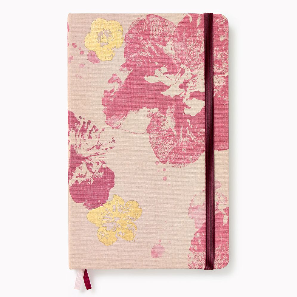 Moleskine Limited Edition Sakura 2026 Blossom Notebook, Hard Cover, Large (5" x 8.25") Ruled/Lined, Pink with Gold Accents, 176 pages